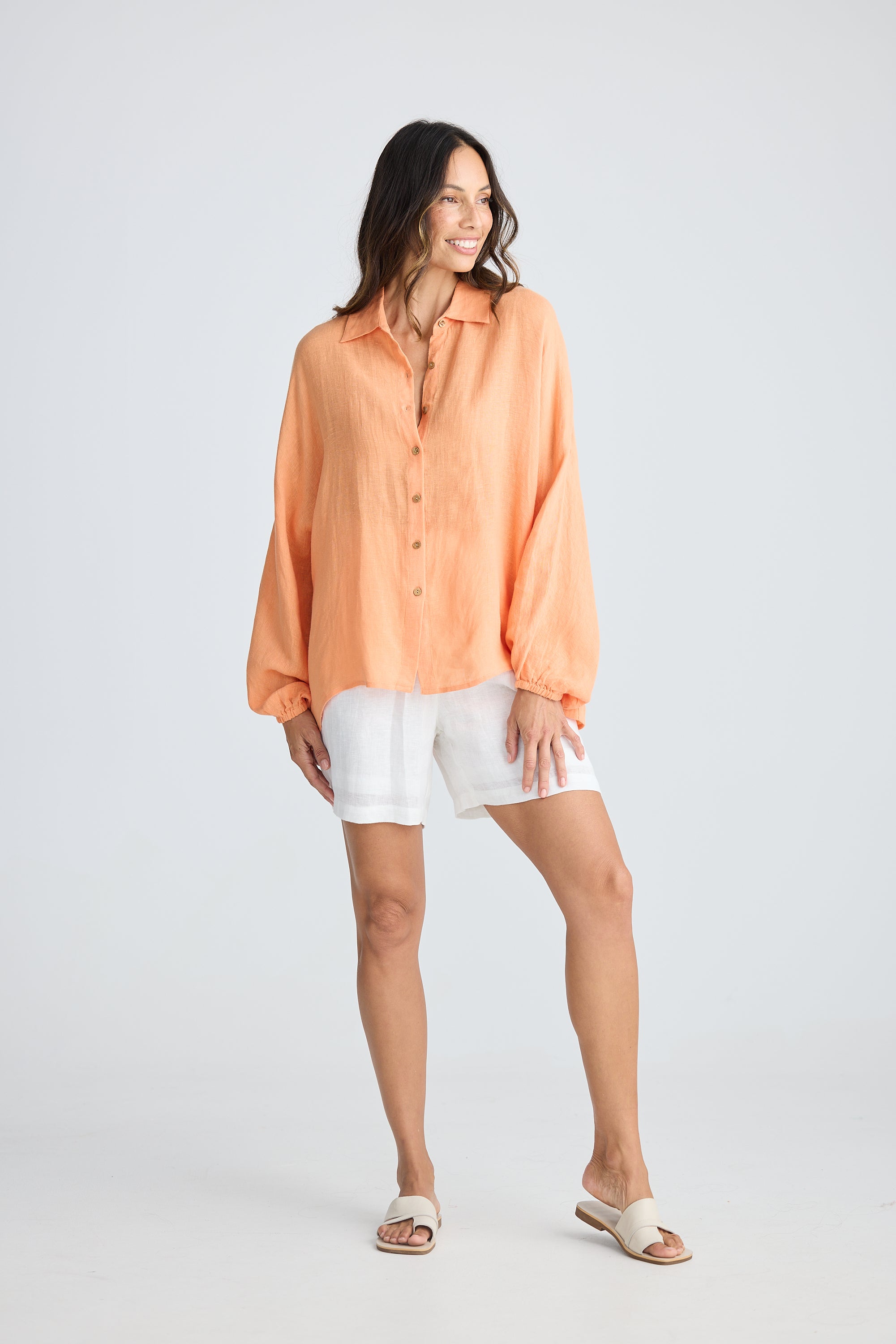 HOLIDAY Cliffside Shirt Coral