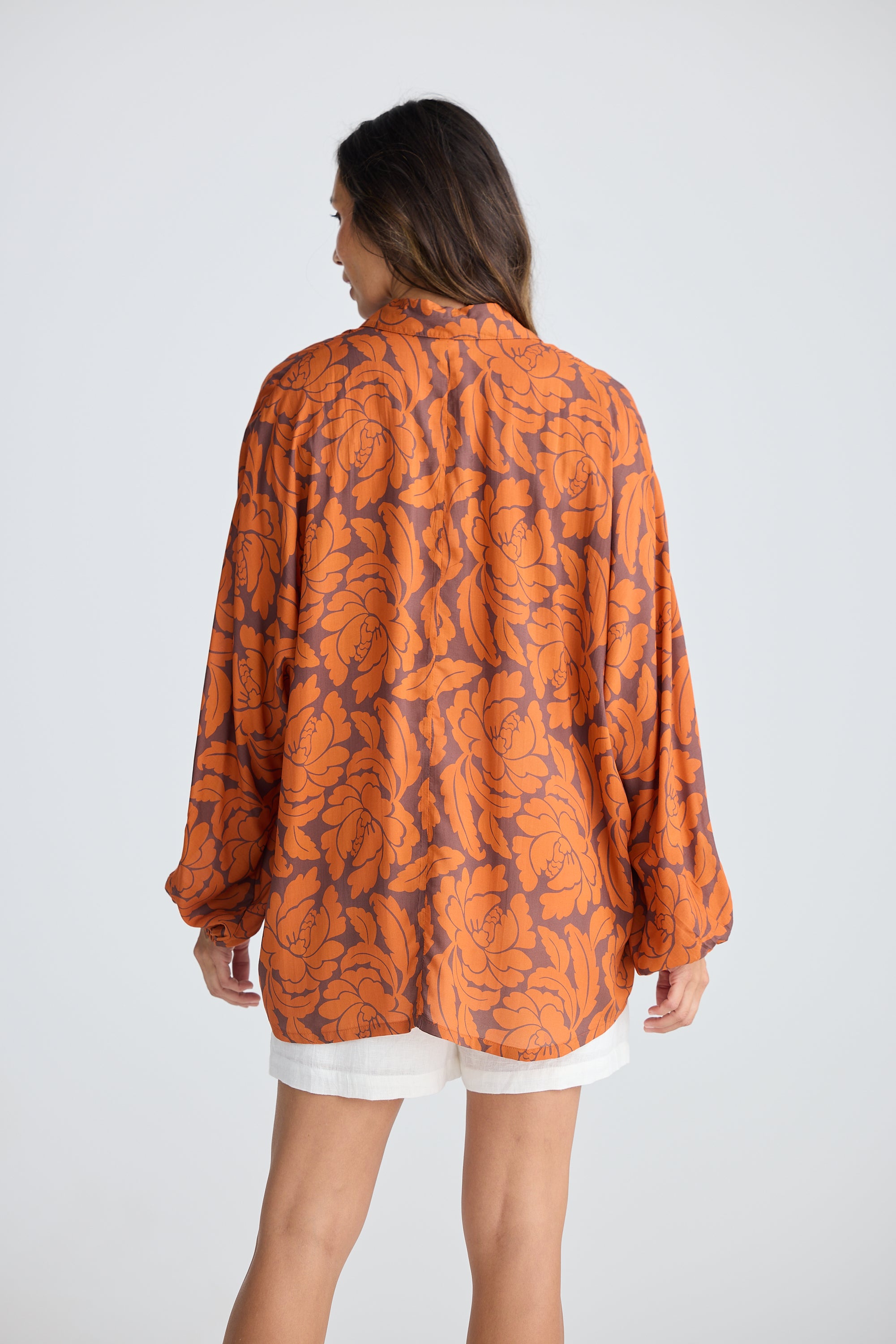 HOLIDAY Cliffside Shirt Tuscan Palm Print