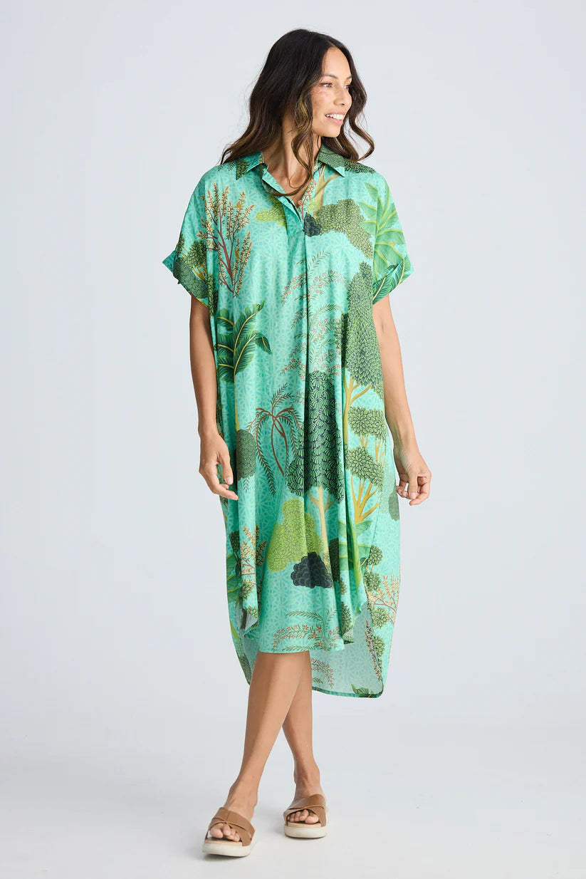 HOLIDAY Canal Overshirt RAINFOREST PRINT