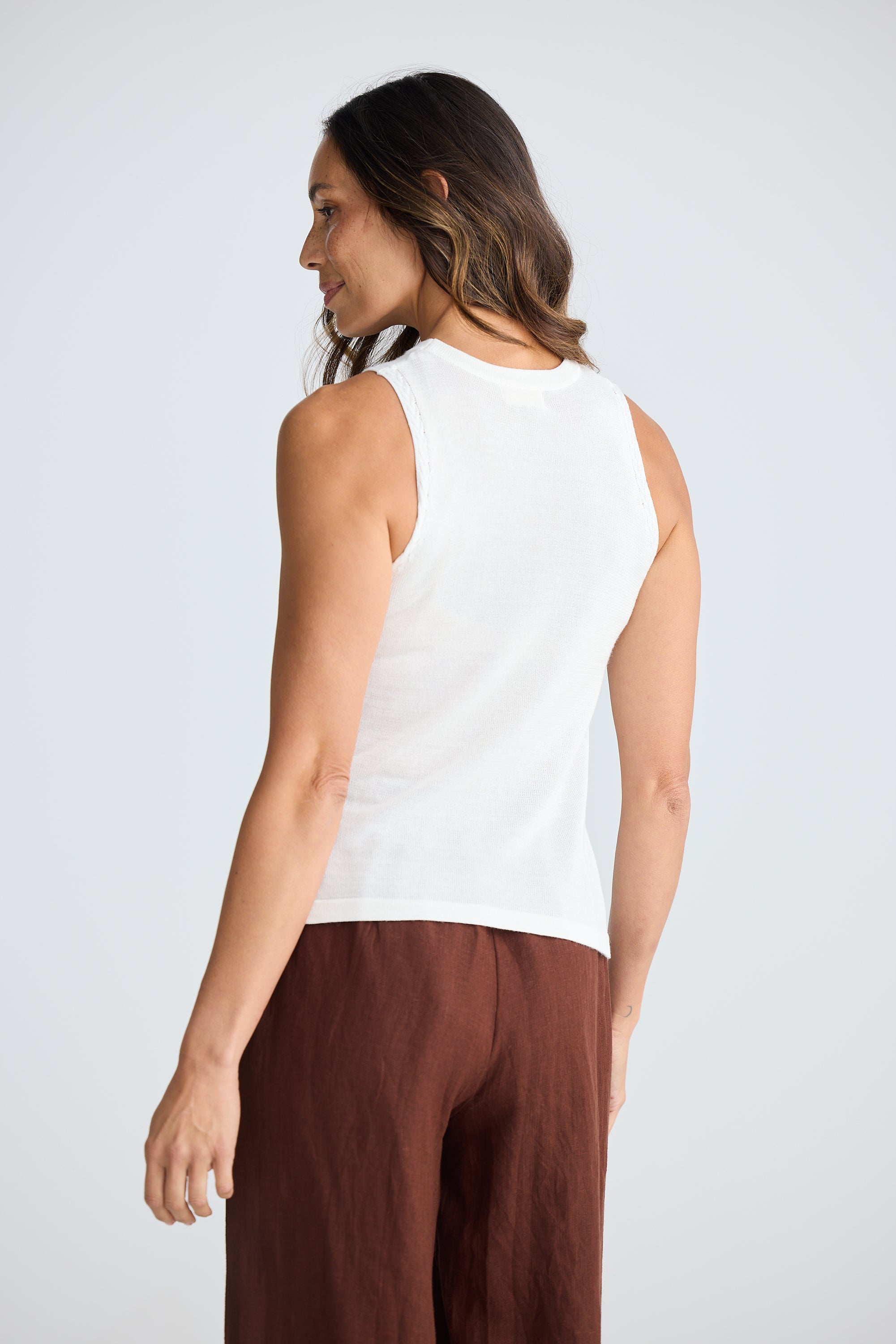 HOLIDAY Melinda Tank WHITE