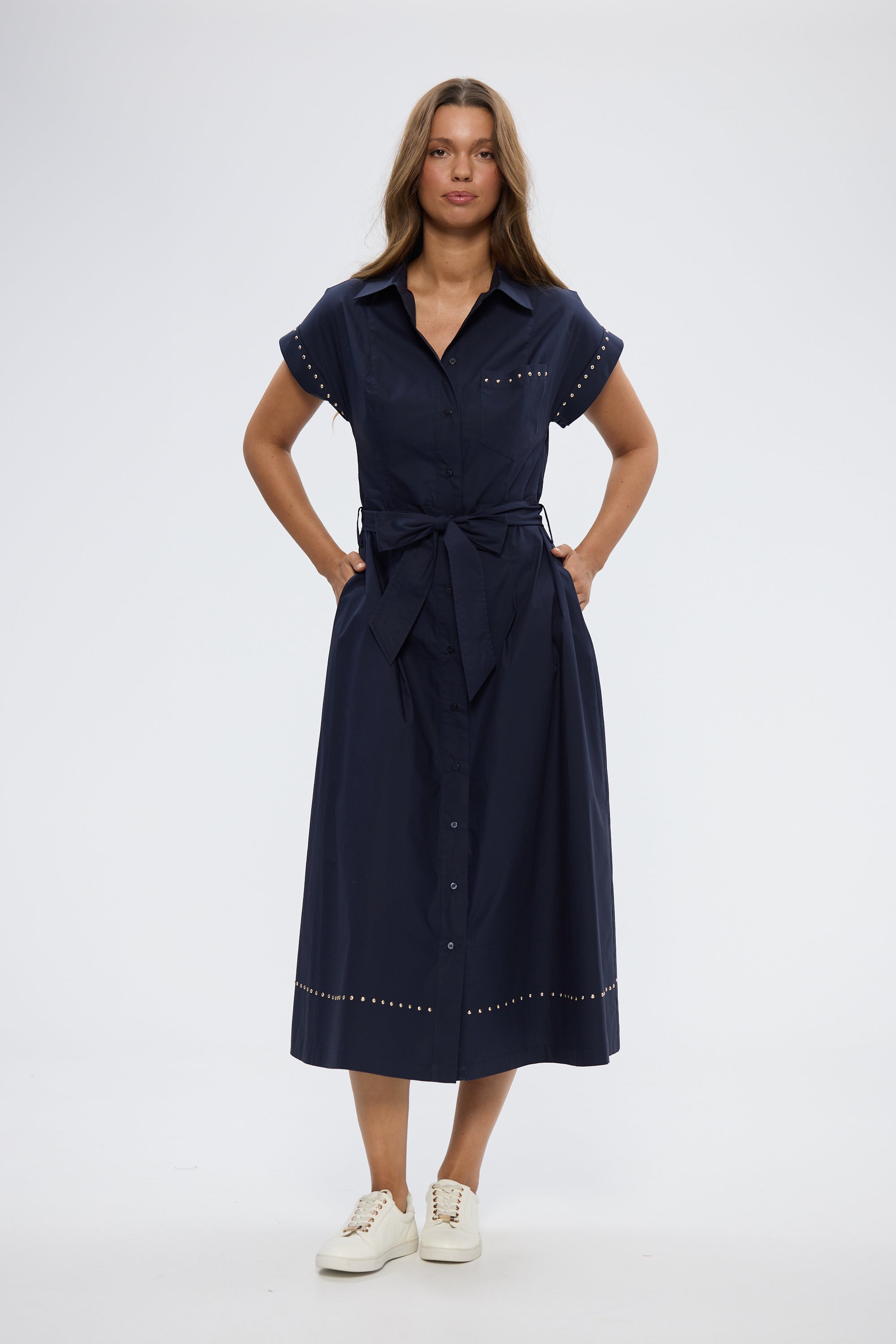 HOLIDAY Cordelia Dress NAVY
