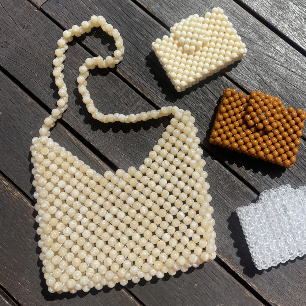 ISLAND TRADERS Balian Shoulder Bag CREAM