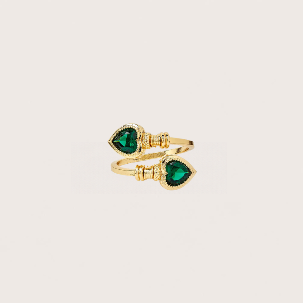 GAS BIJOUX Amore Ring EMERALD