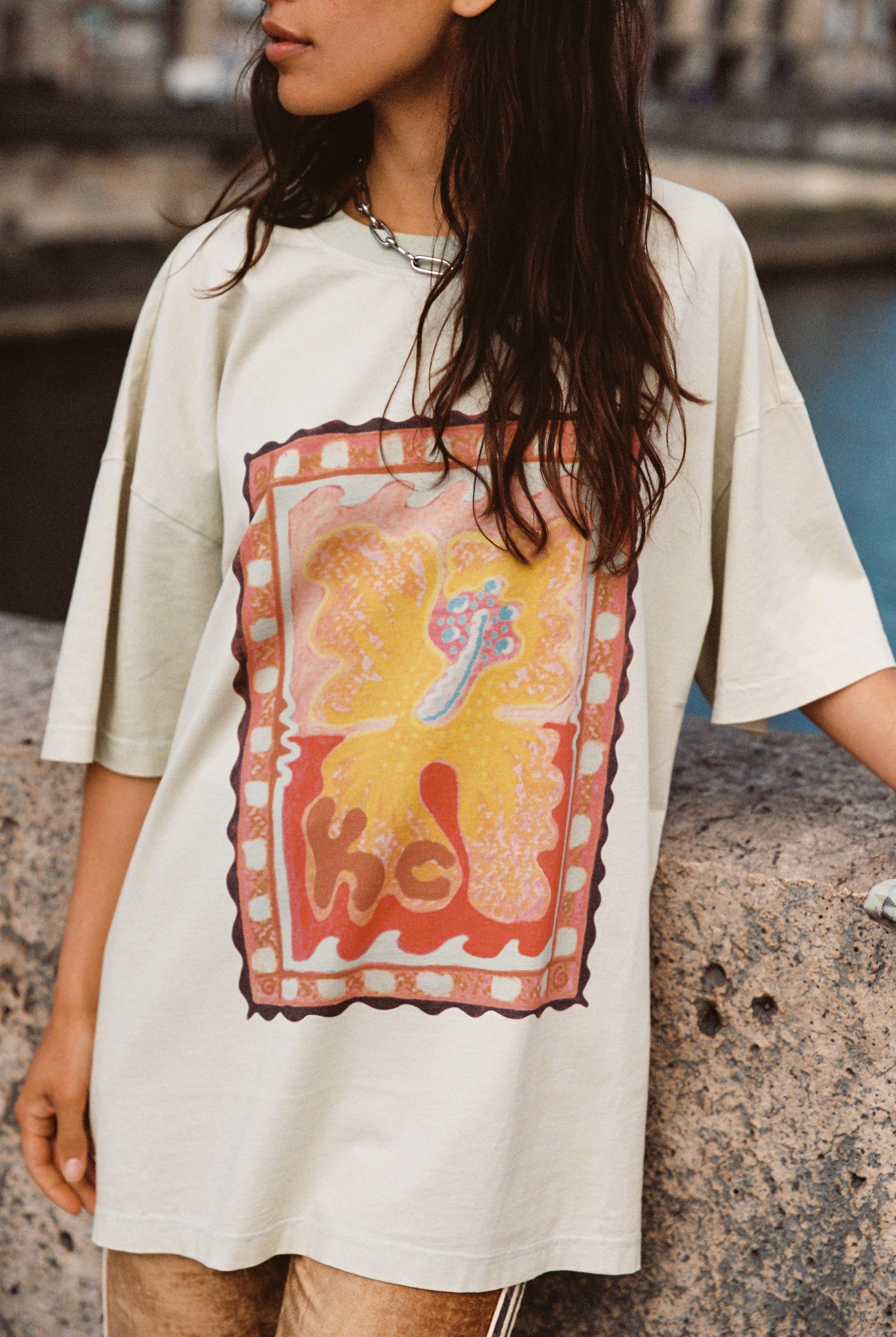 KINGA CSILLA Hibiscus Tee