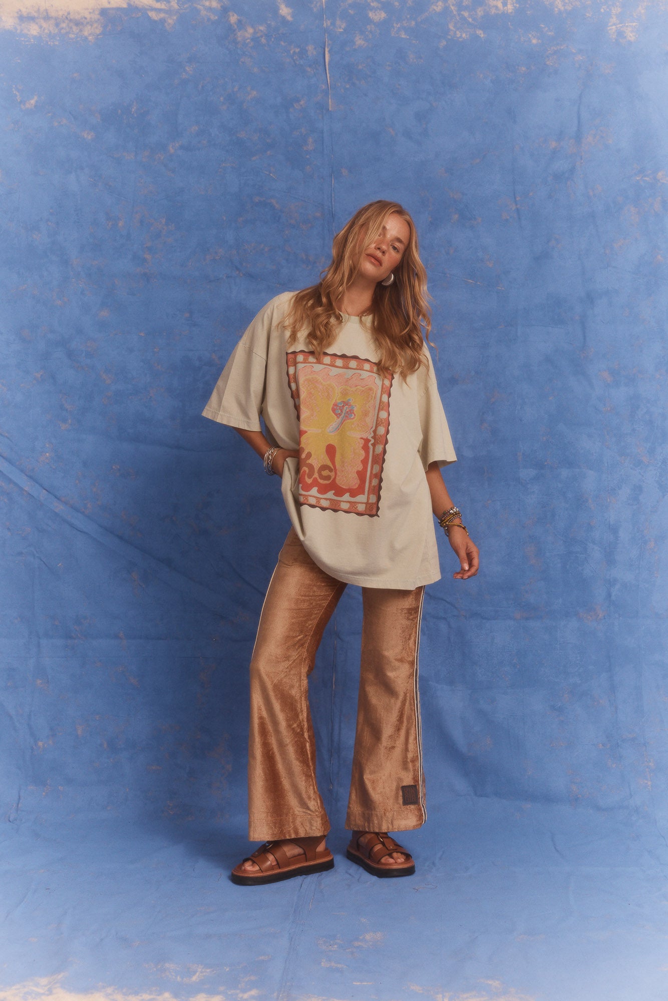 KINGA CSILLA Hibiscus Tee