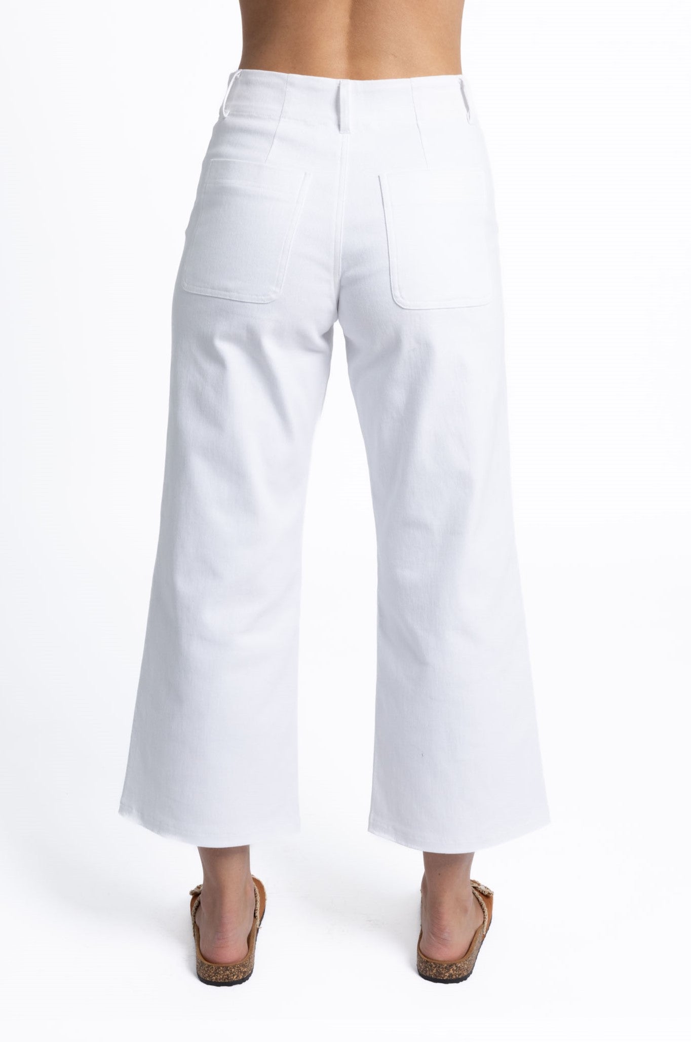 HUMIDITY Margot Drill Pant WHITE