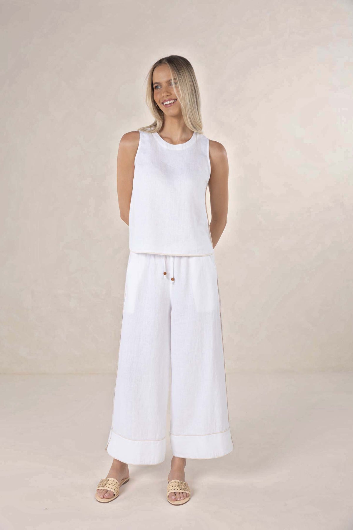 HUMIDITY Lugano Pant WHITE/CREAM