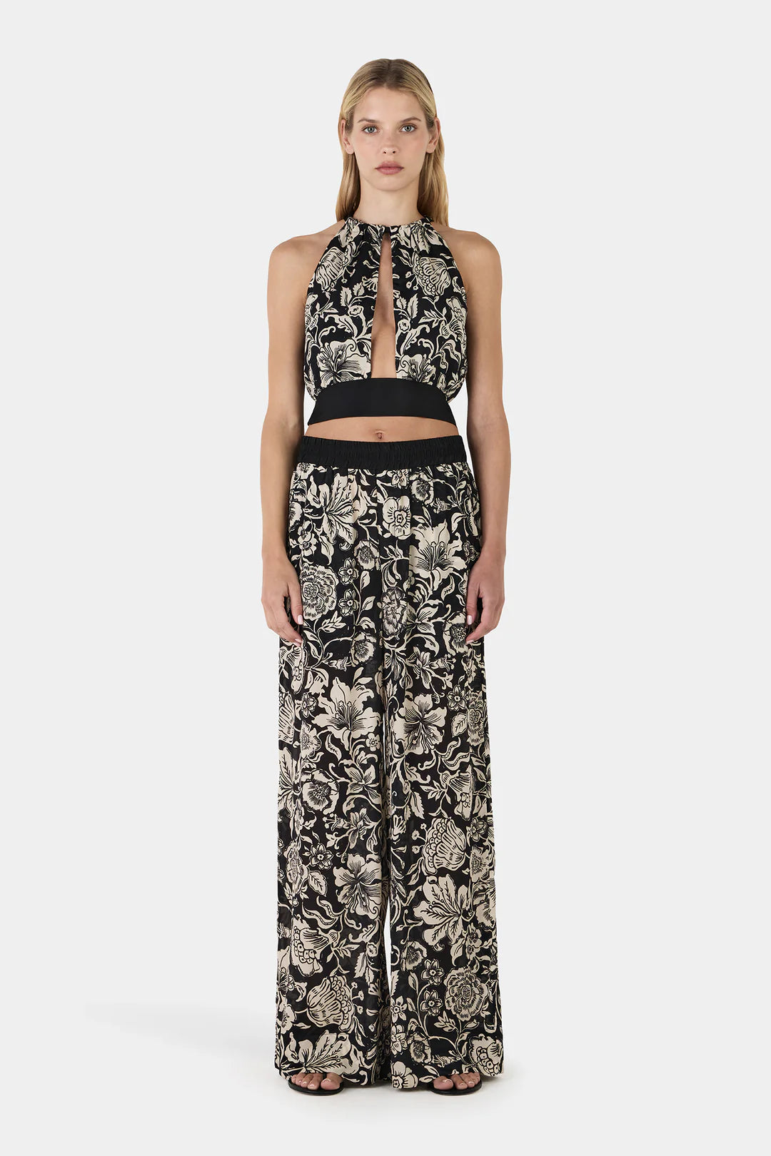 HANSEN & GRETAL Tyler Pants Noir Bloom