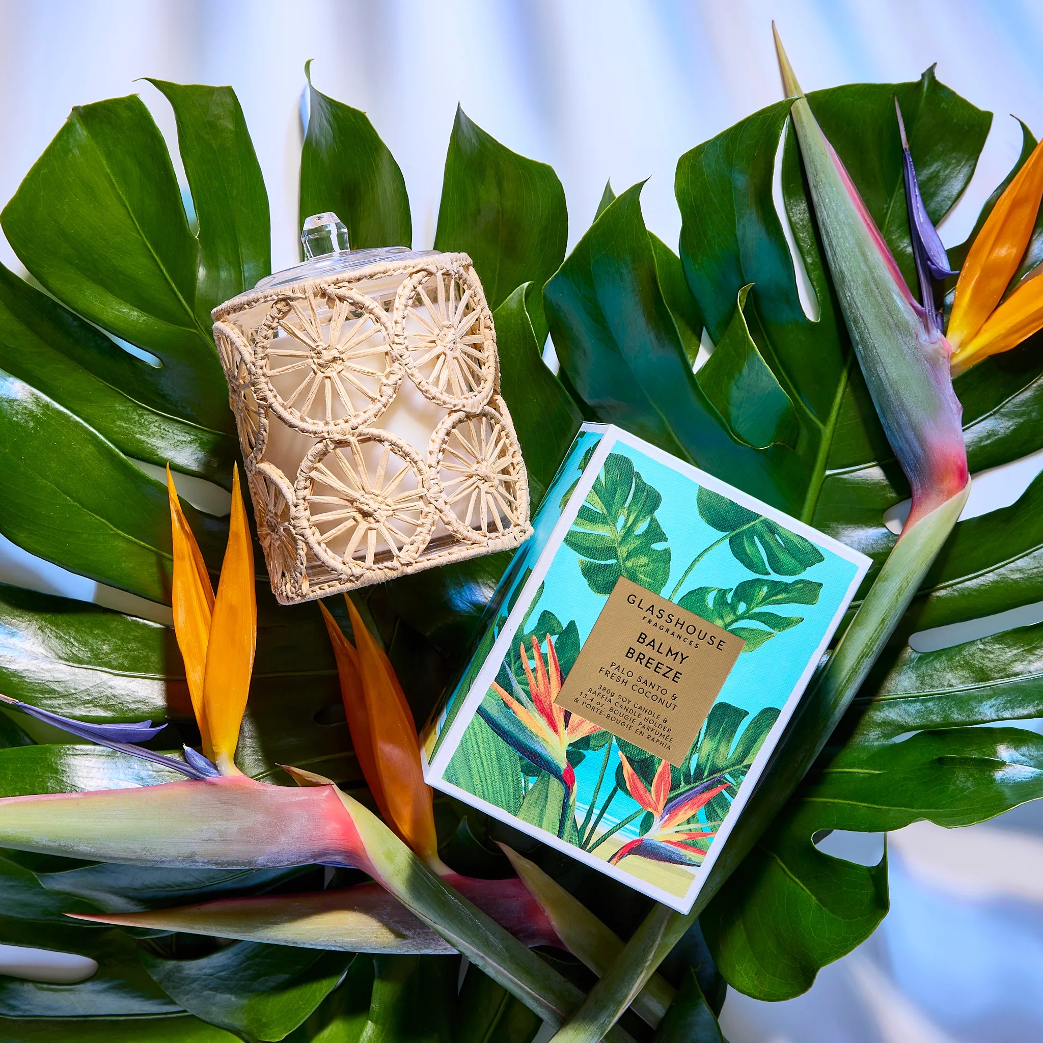 GLASSHOUSE 380g Candle BALMY BREEZE