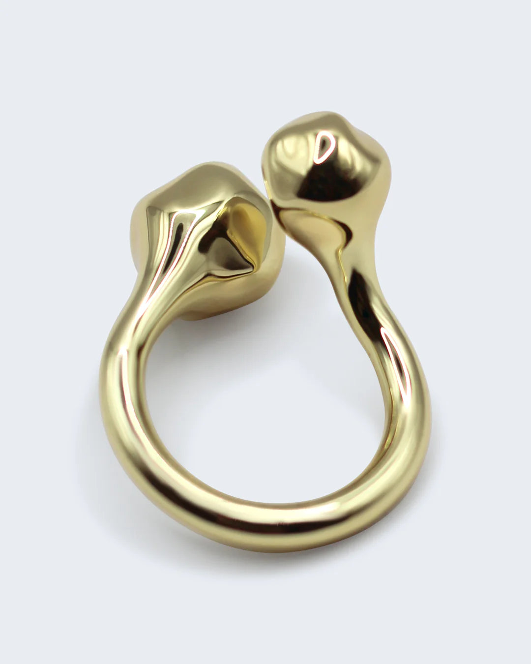 F+H Hardcore Hammered Ring GOLD
