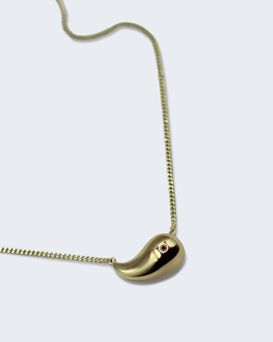F+H Raindrop Necklace GOLD