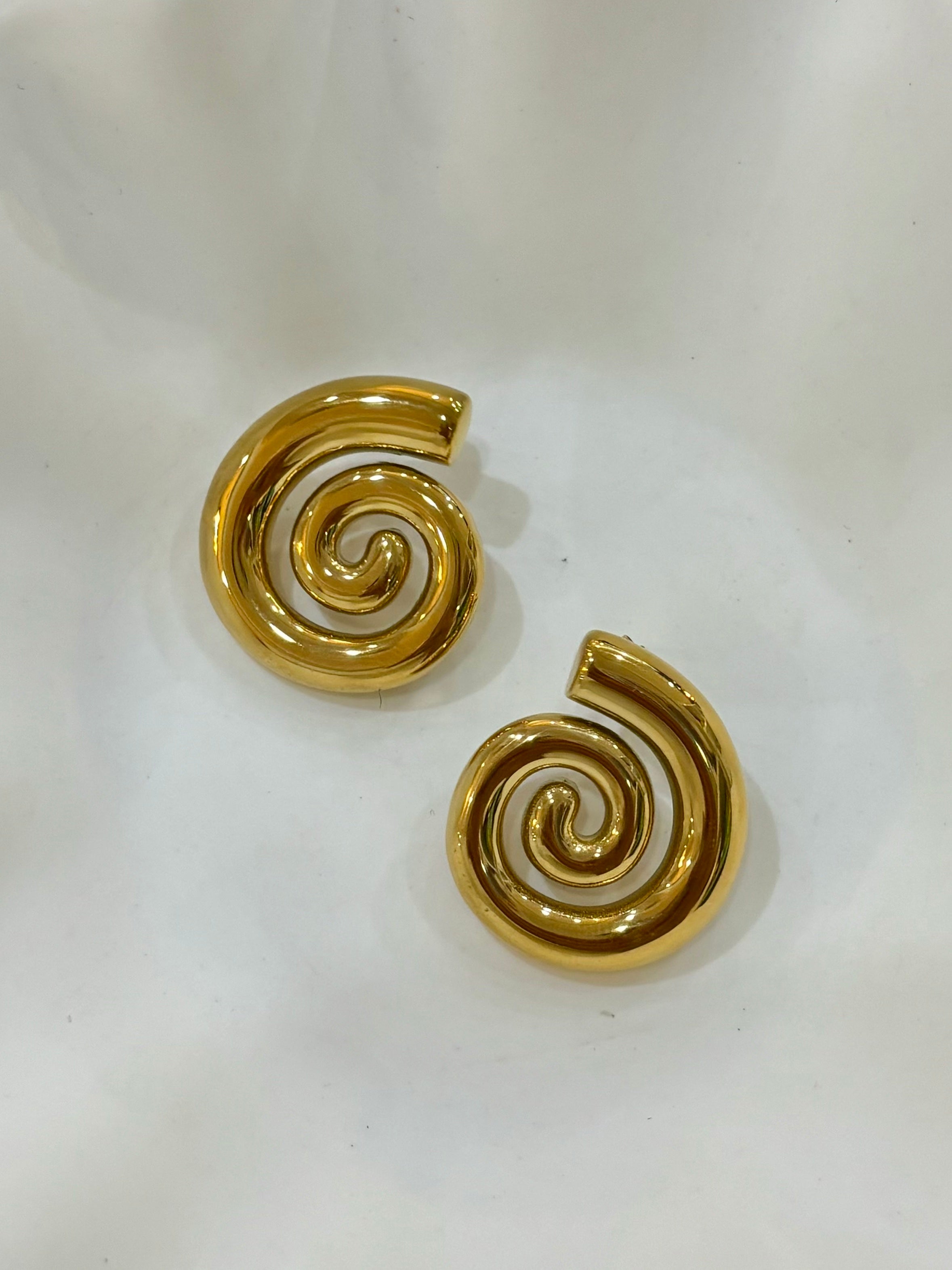 Spiral Earrings GOLD