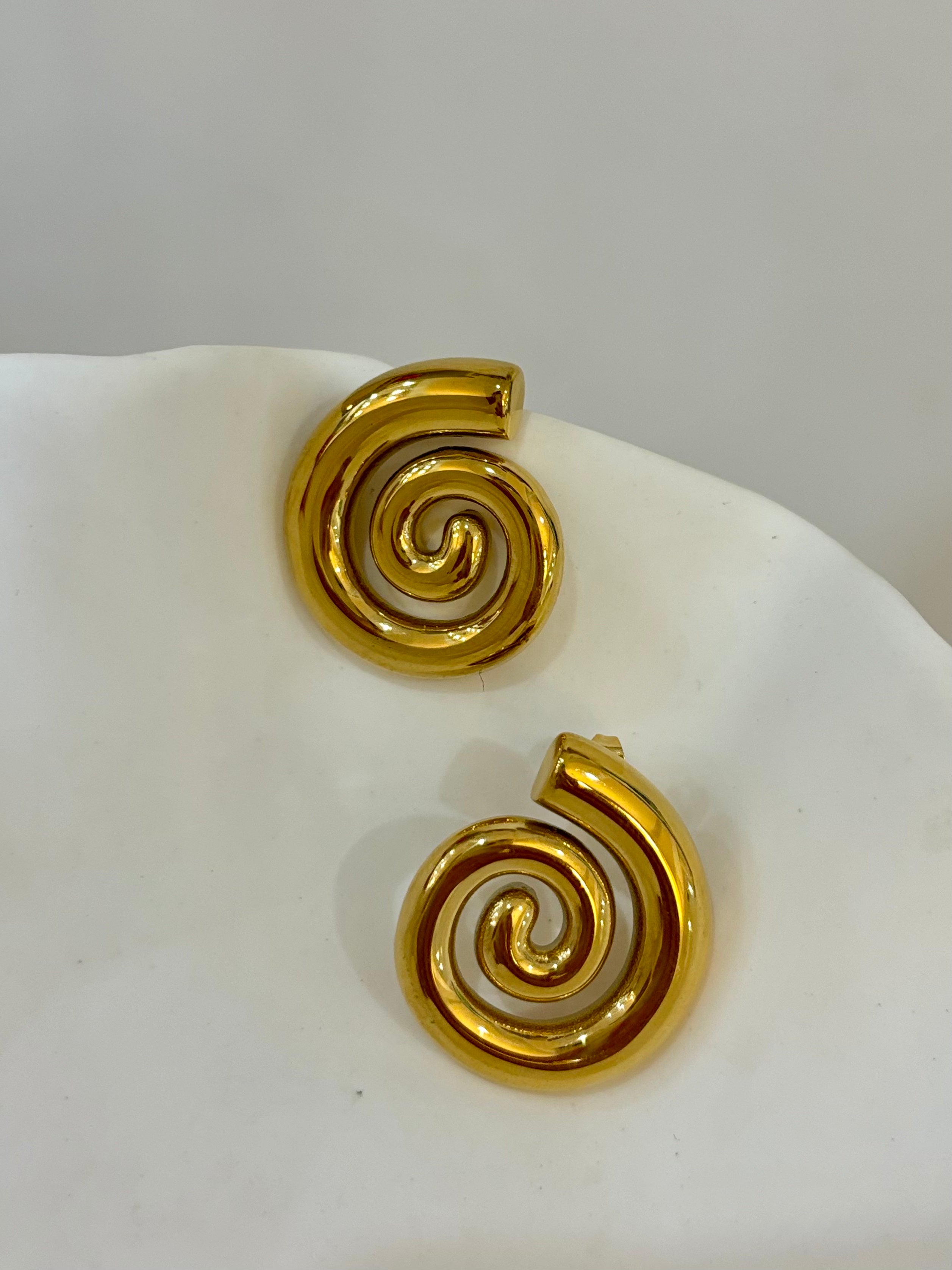 Spiral Earrings GOLD