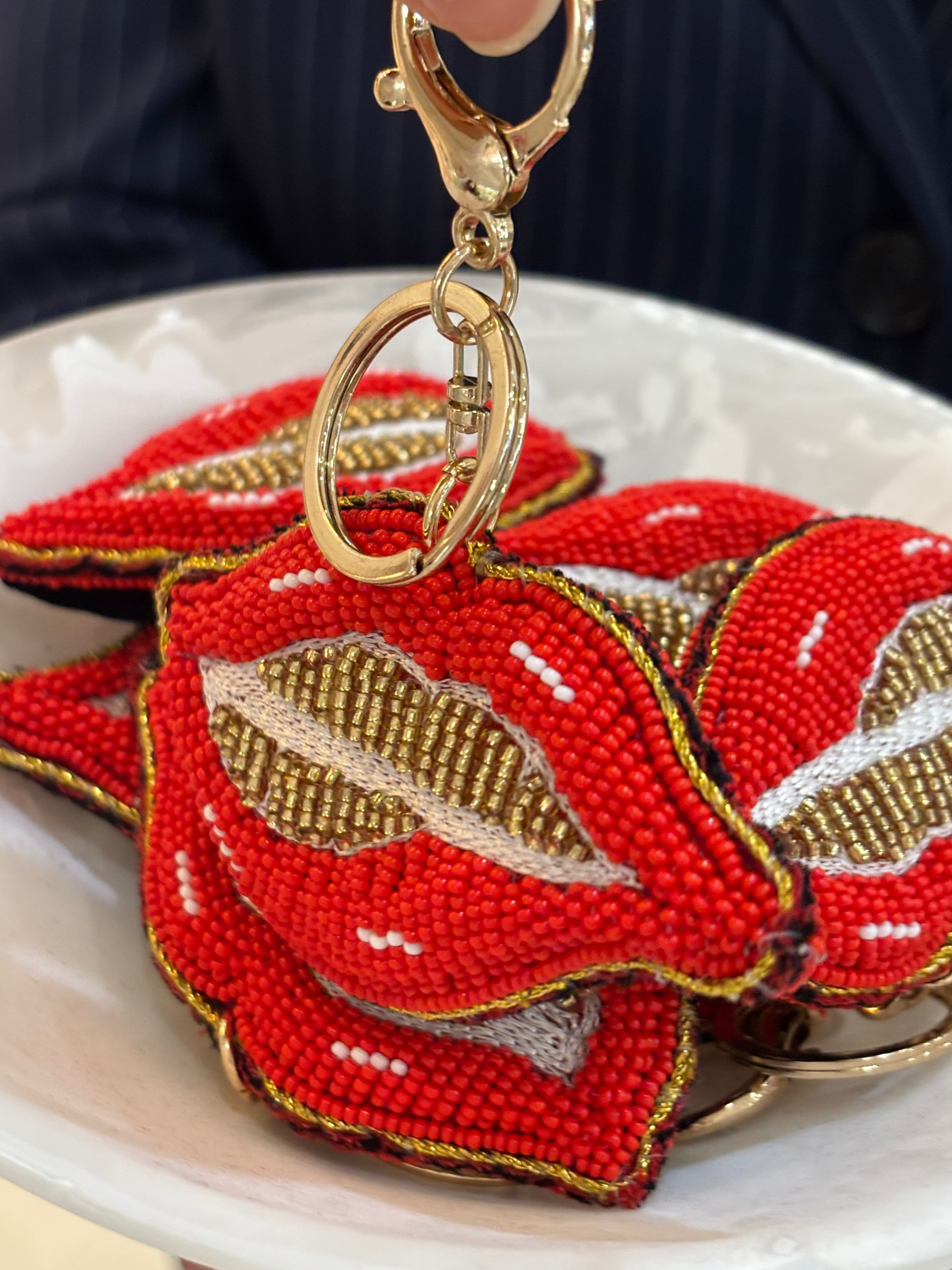 Red Lips Keychain