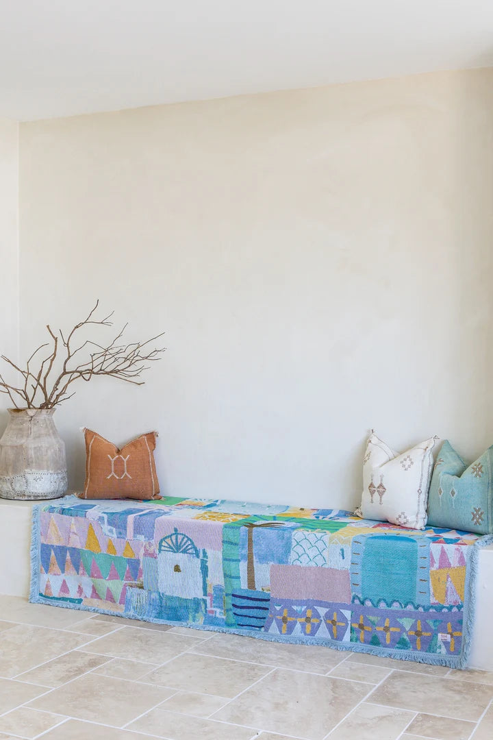 GOOD THROW CO Art Throw Rug ROCK THE KASBAH