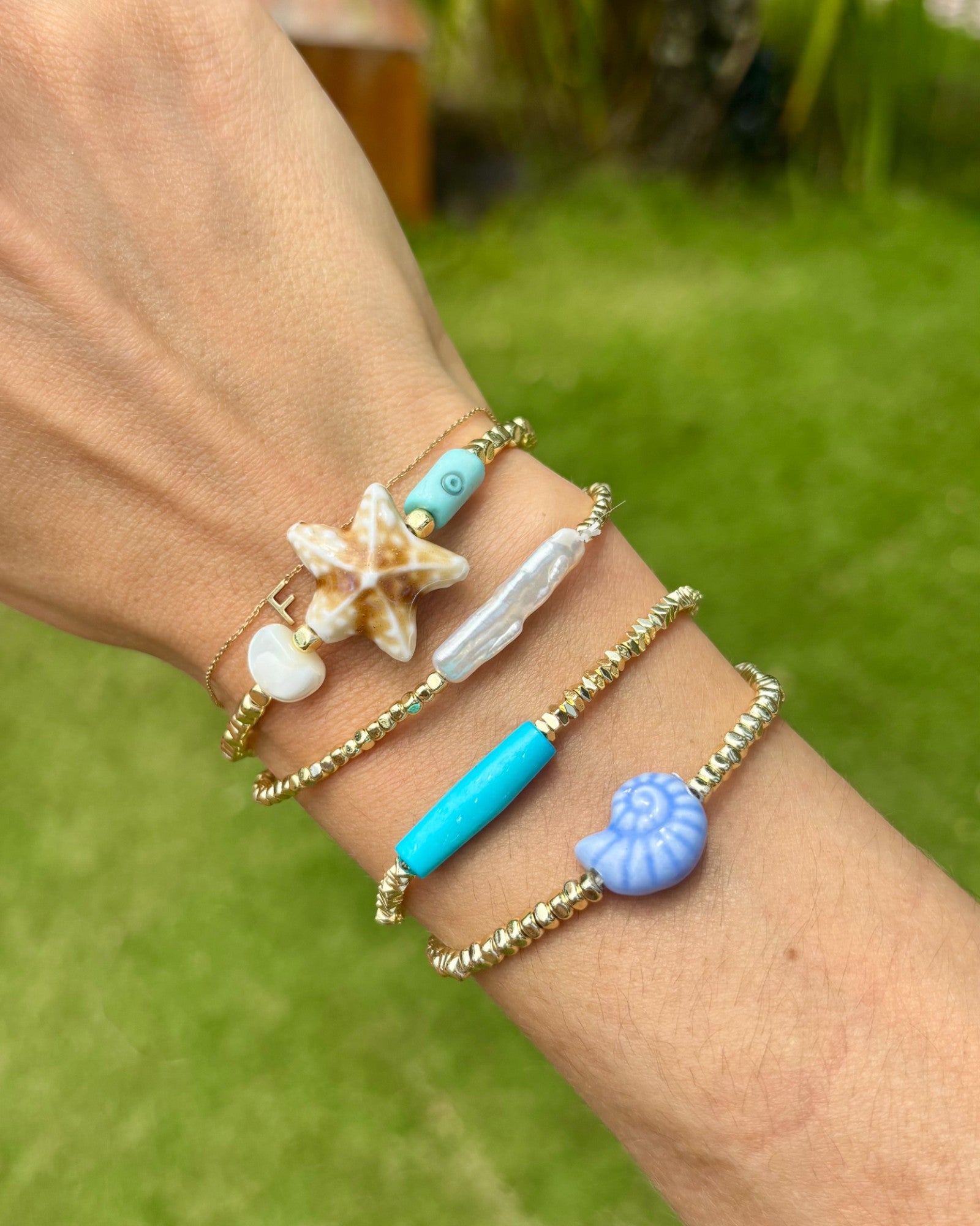 HEI TAI Gold Bracelet HEIDI TURQUOISE