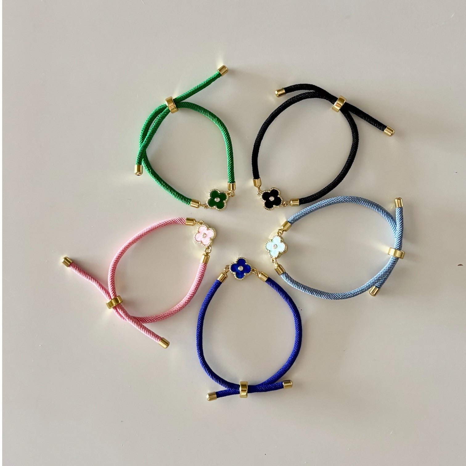 HEI TAI Fleur Slide Bracelet BALLET PINK