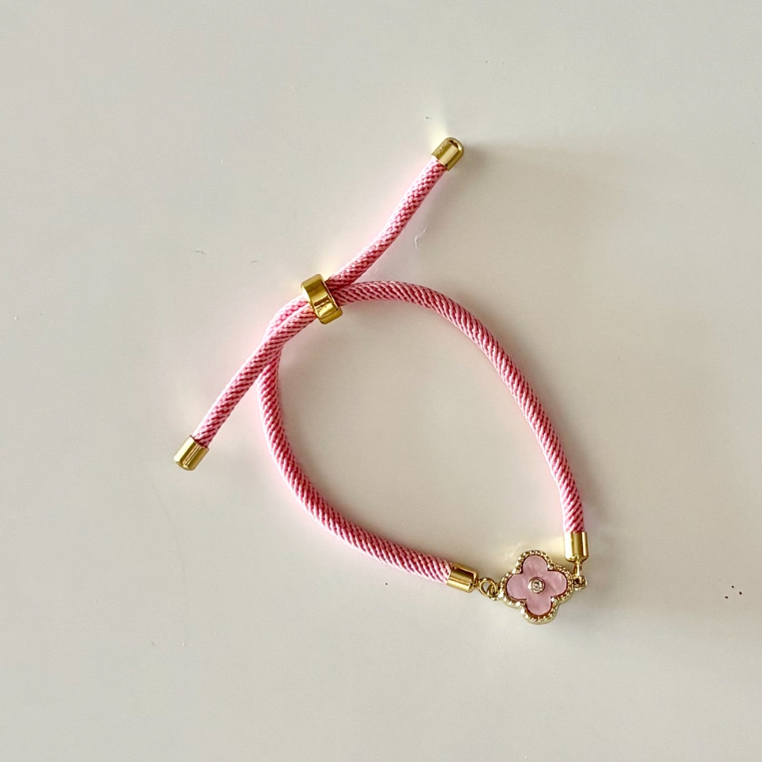 HEI TAI Fleur Slide Bracelet BALLET PINK