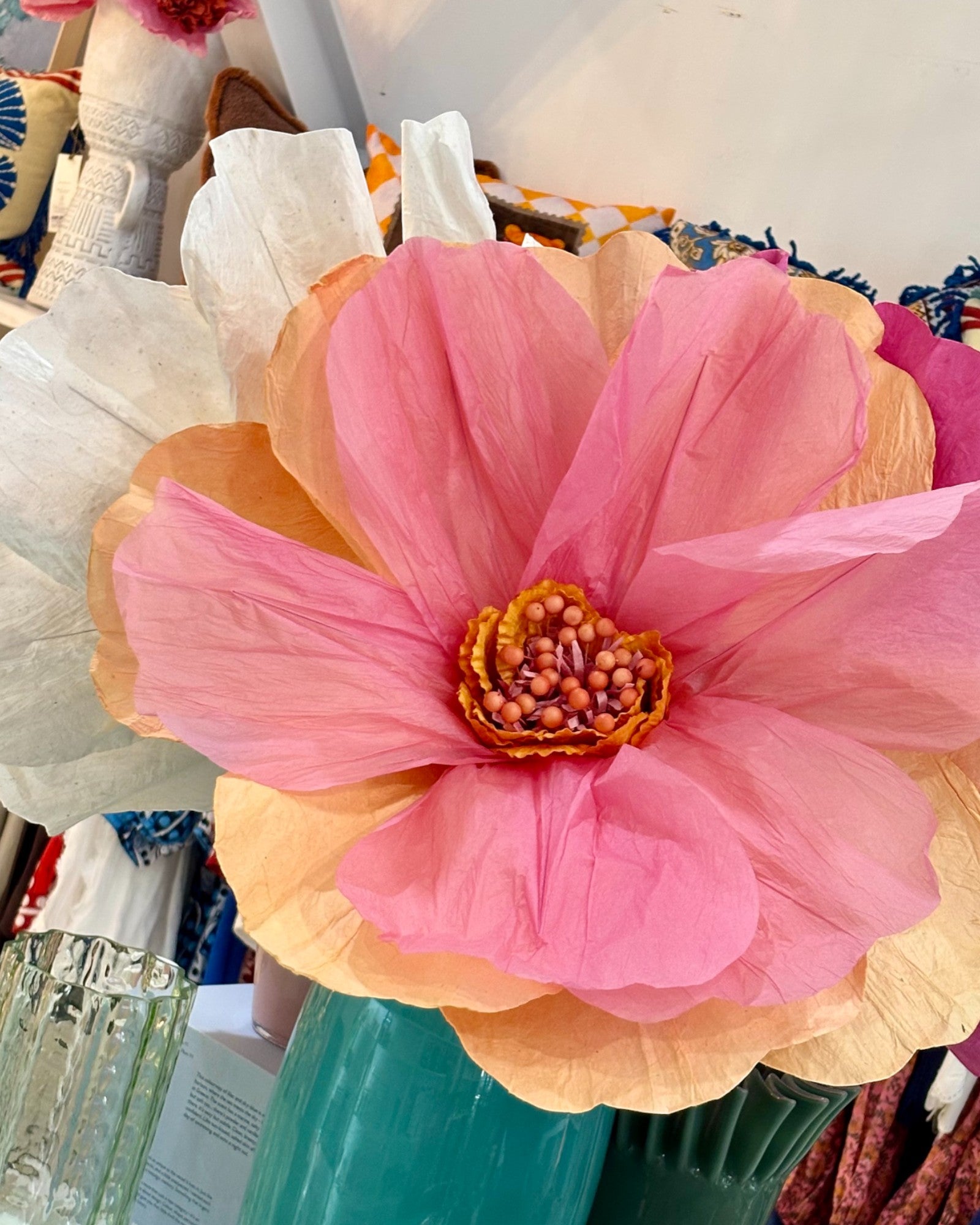 MOONLIGHT Paper Flower APRICOT