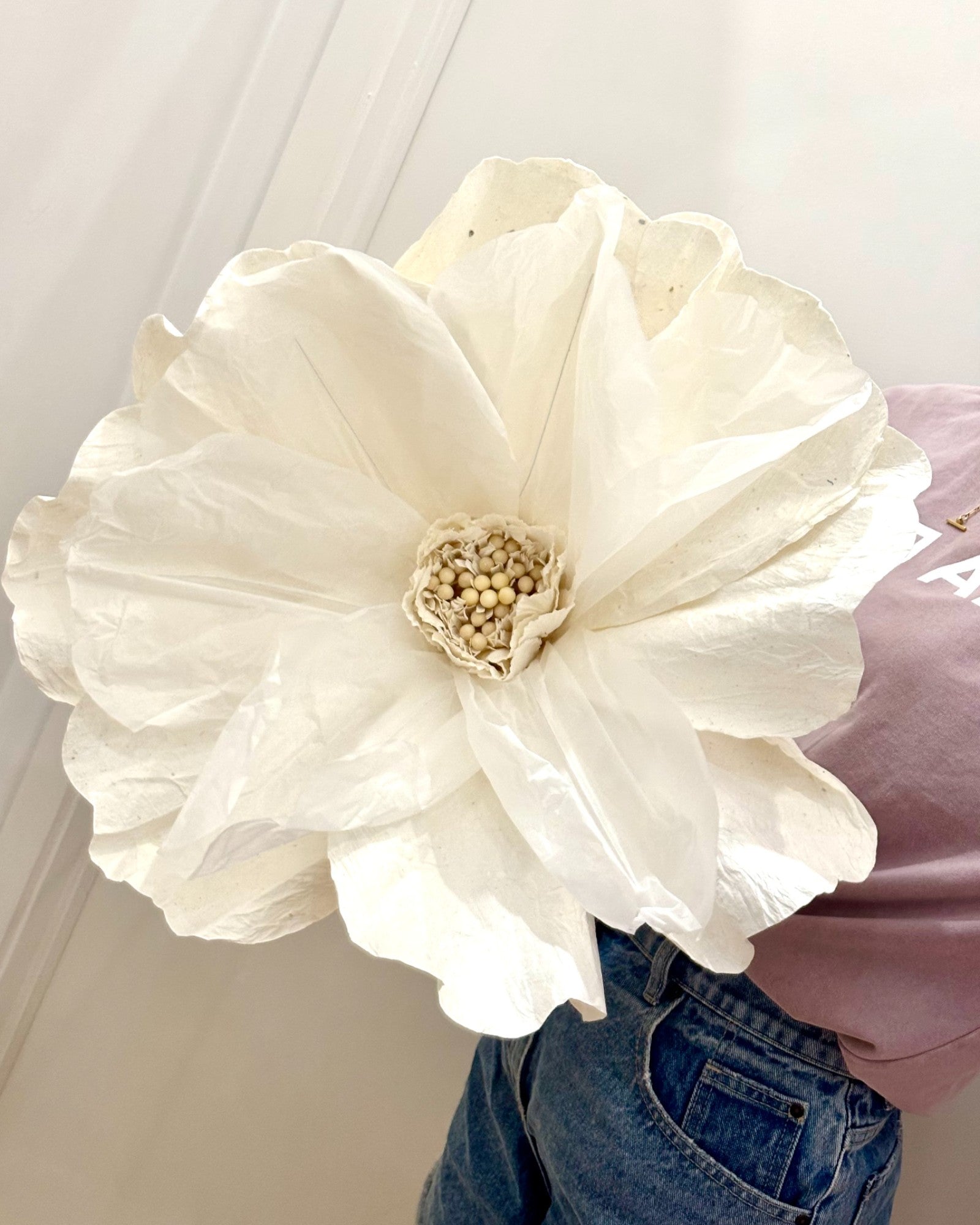 MOONLIGHT Paper Flower WHITE