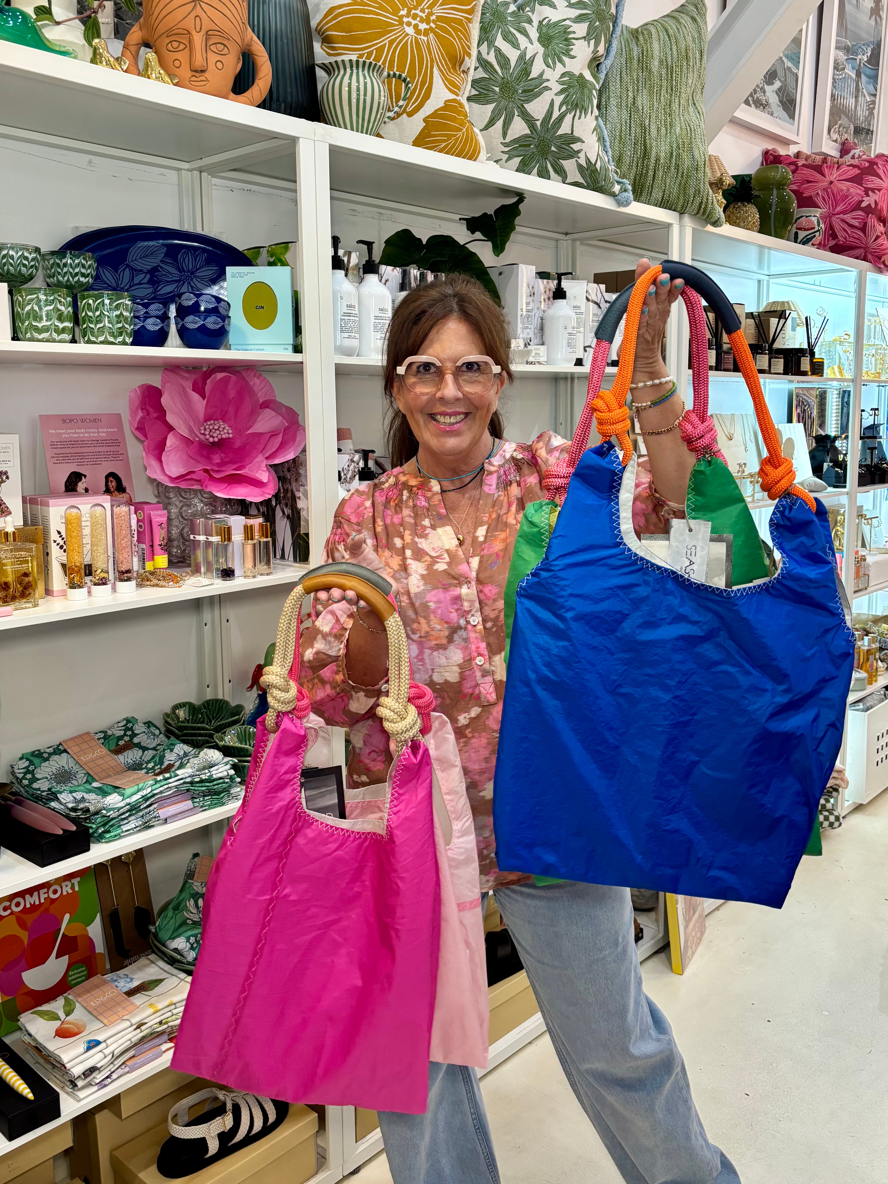 Sea Shopper Bag HOT PINK