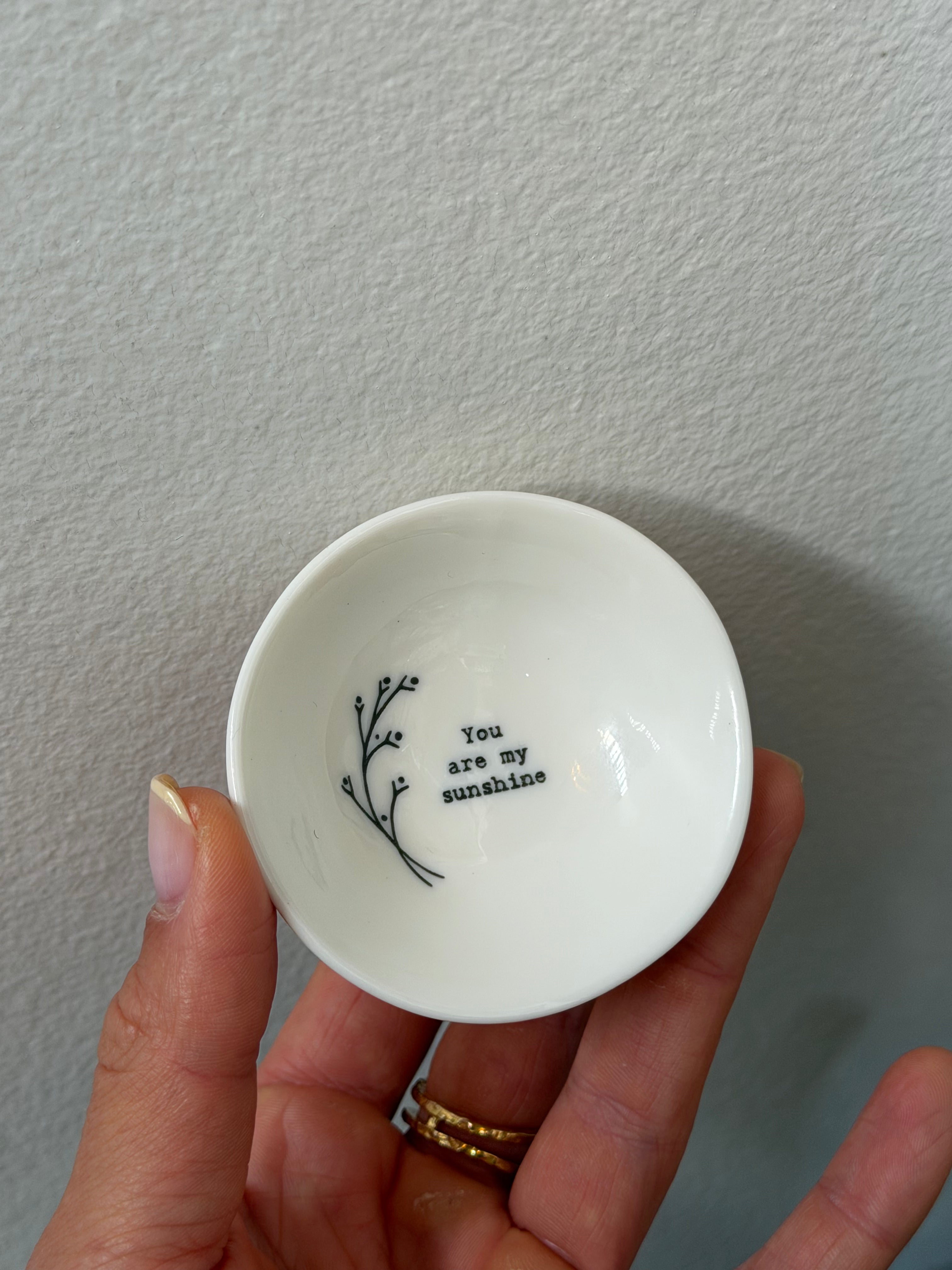 Porcelain Bowl Small MY SUNSHINE