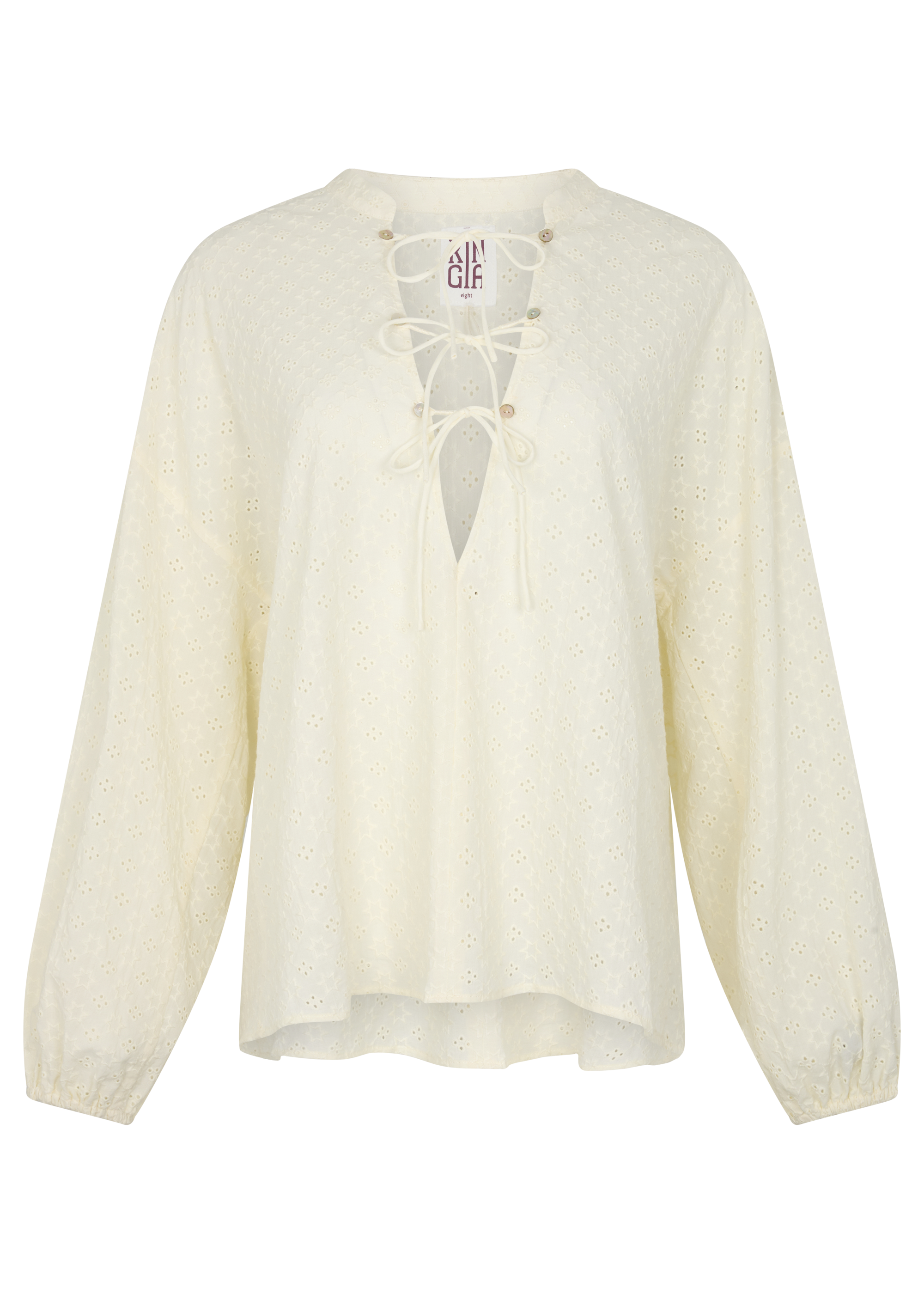 KINGA CSILLA Kaya Anglaise Alba Blouse