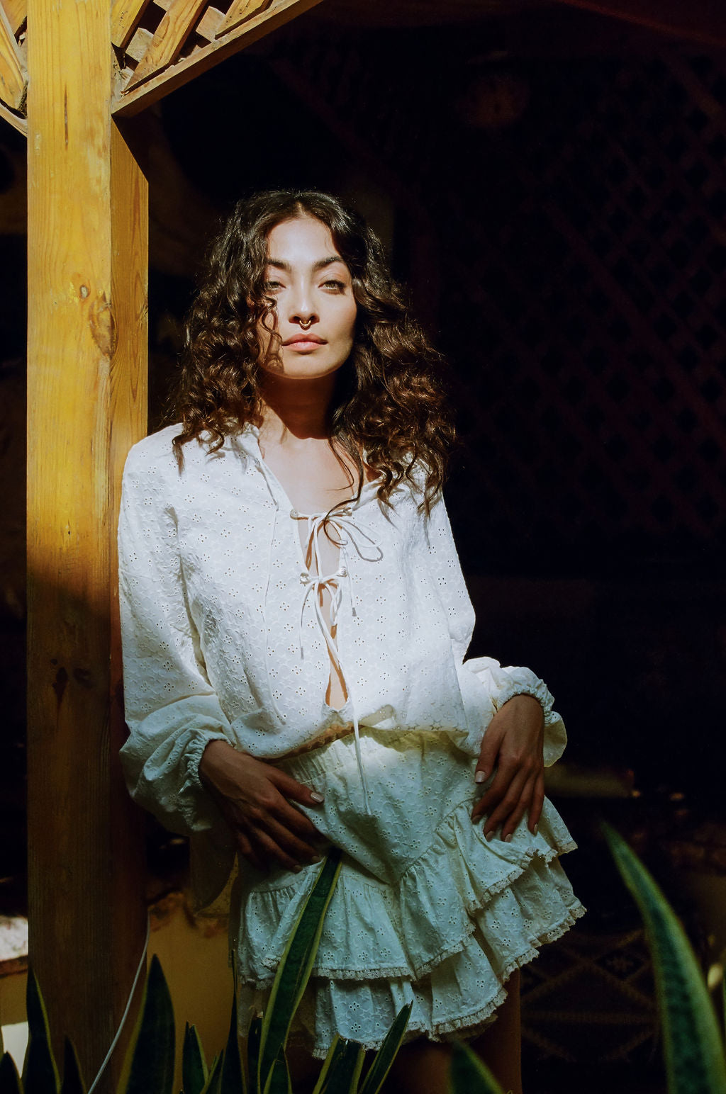 KINGA CSILLA Kaya Anglaise Alba Blouse