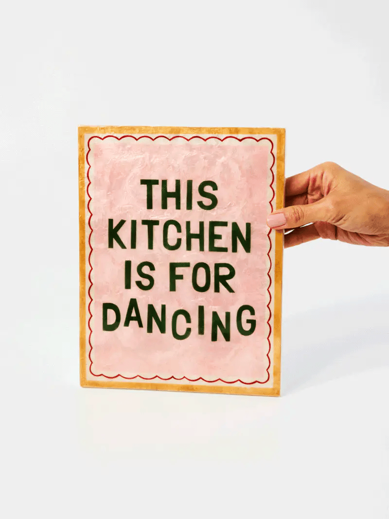 JONES & CO Fun House Kitchen Tile SMALL BLUSH