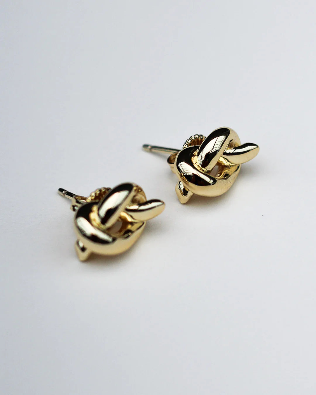 F+H Knot Studs GOLD