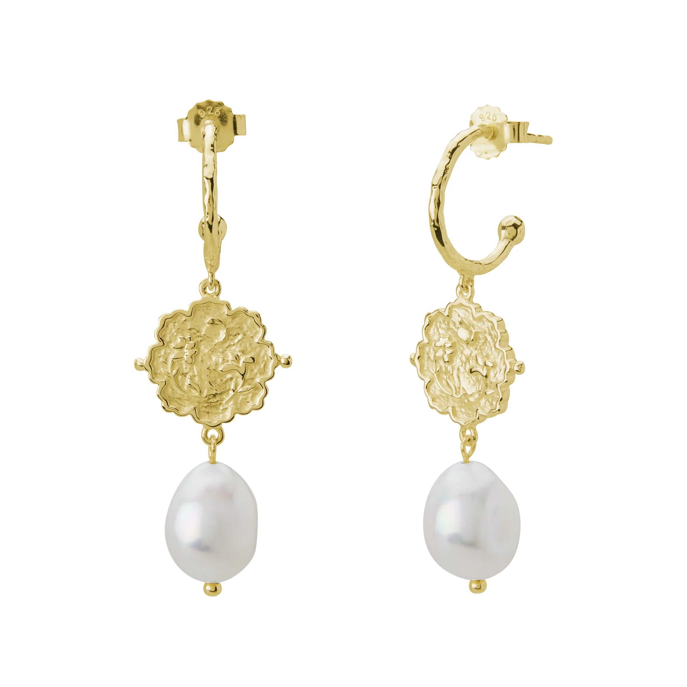 MURKANI Loved Always Pearl Earring GOLD
