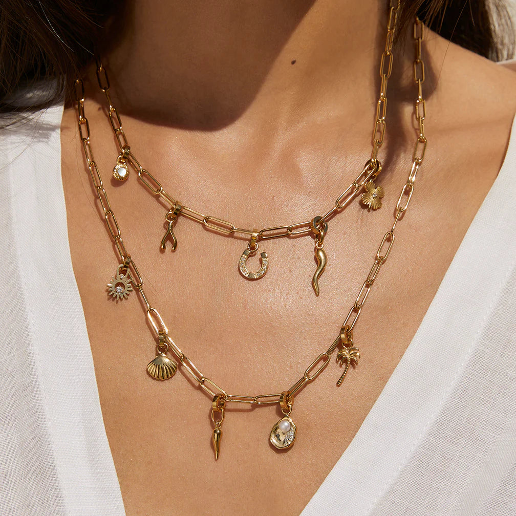 Arms Of Eve Wishbone Charm GOLD