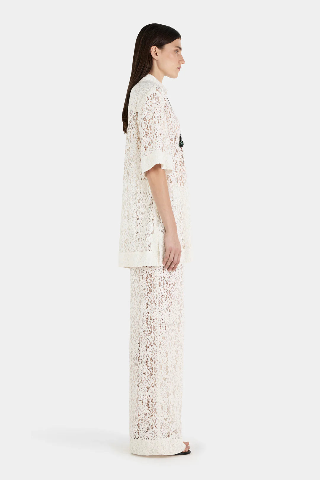 HANSEN & GRETAL Marlow Lace Top IVORY