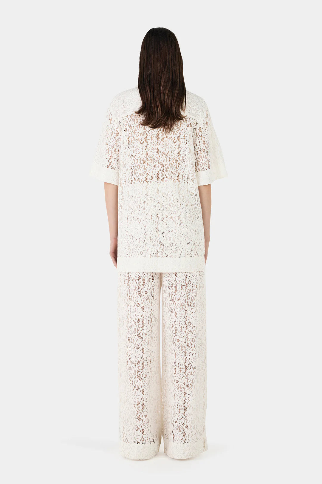 HANSEN & GRETAL Marlow Lace Top IVORY