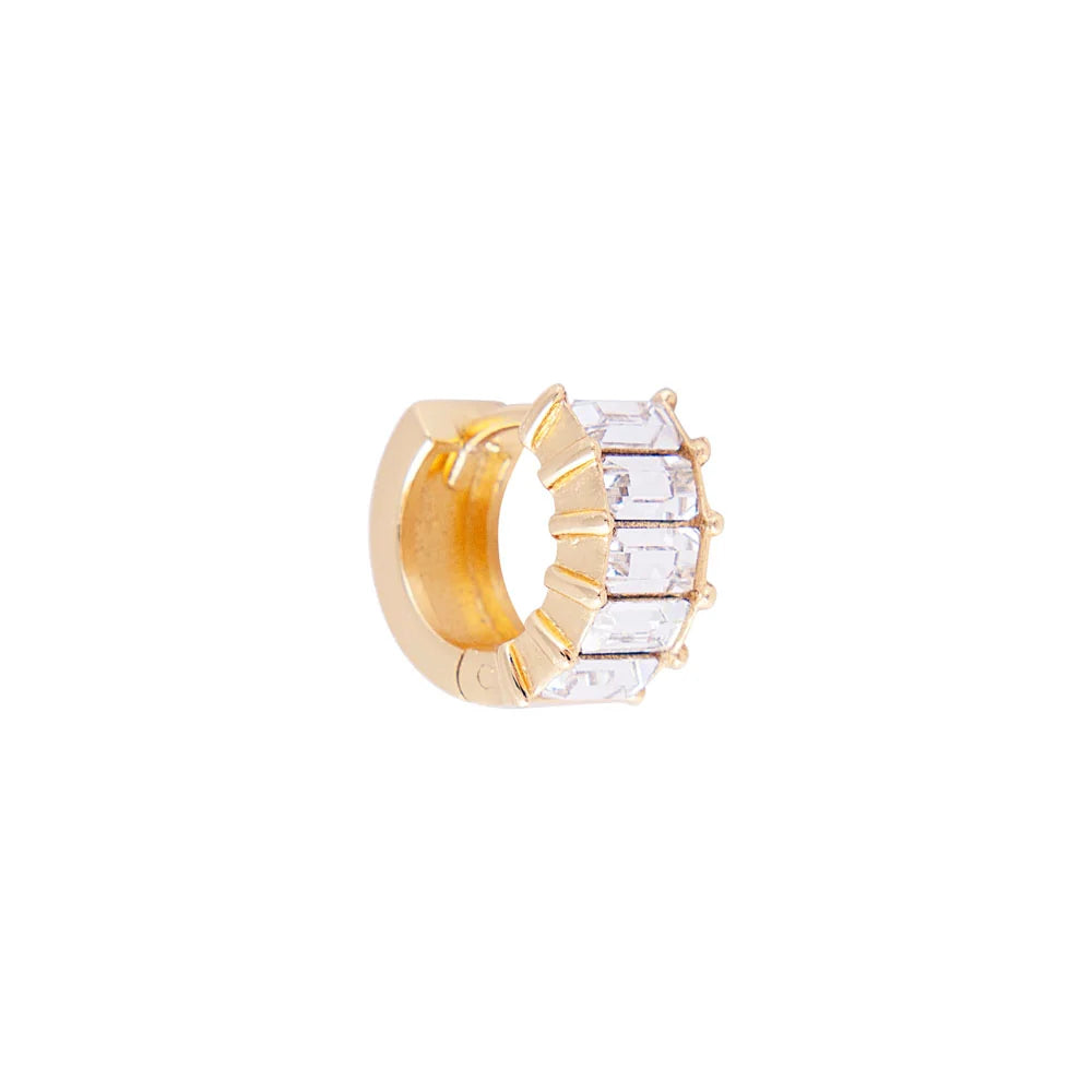 FAIRLEY Baguette Huggies WHITE CRYSTAL