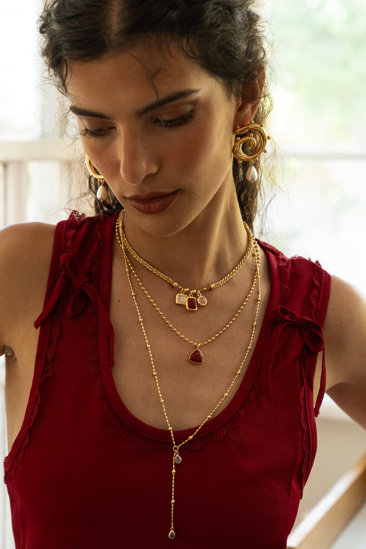 MOUNTAIN & MOON Freya Earrings GOLD