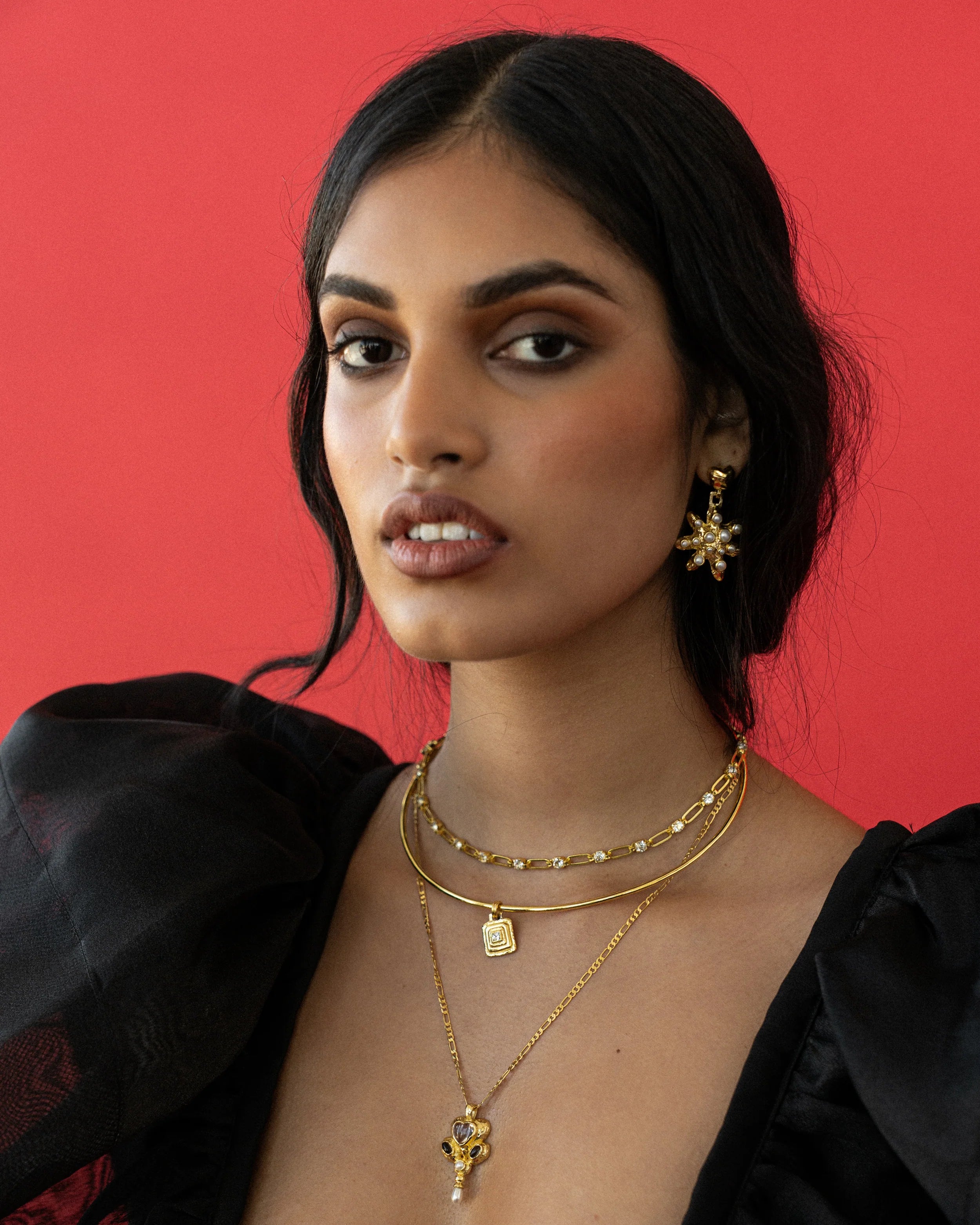 MOUNTAIN & MOON Pari Earrings GOLD