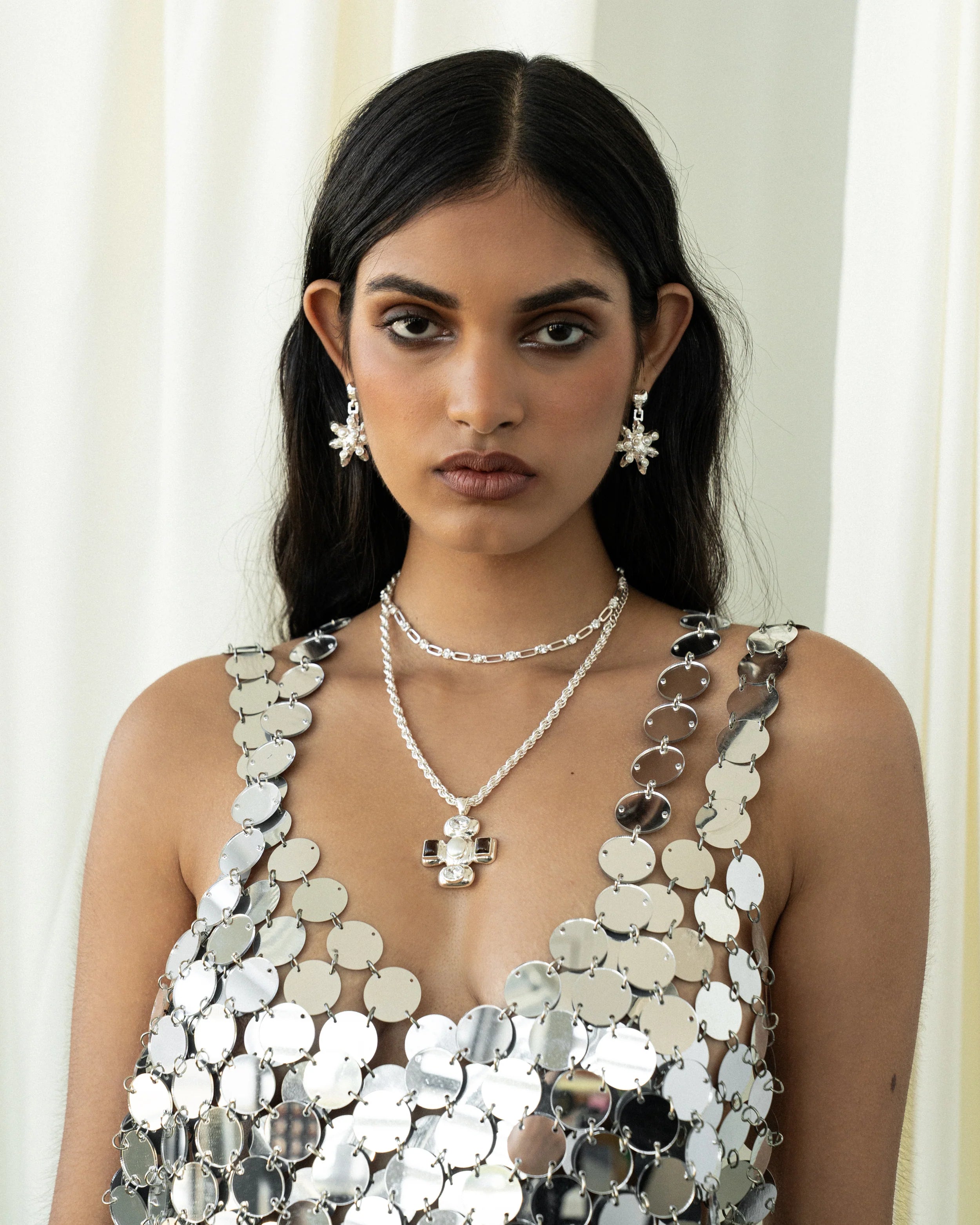 MOUNTAIN & MOON Pari Earrings SILVER