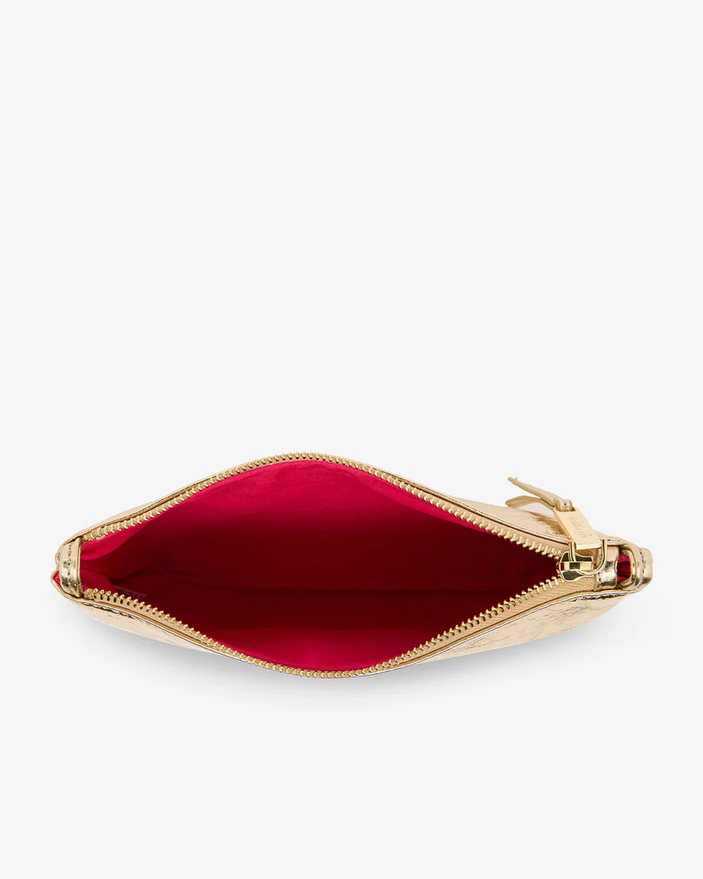 ARLINGTON MILNE Molly Crossbody Bag GOLD CRINKLE