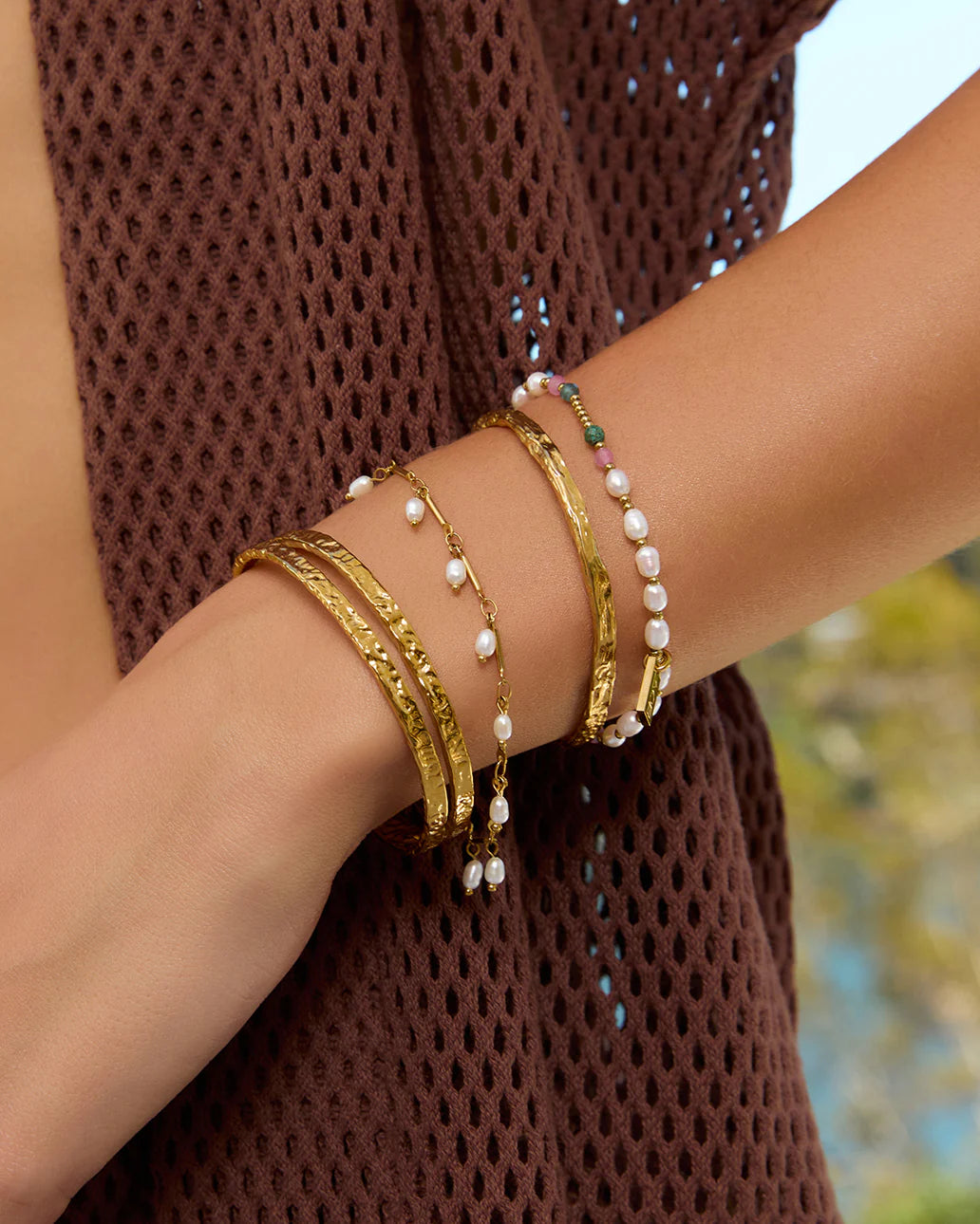 Arms of Eve Heidi Pearl Bracelet