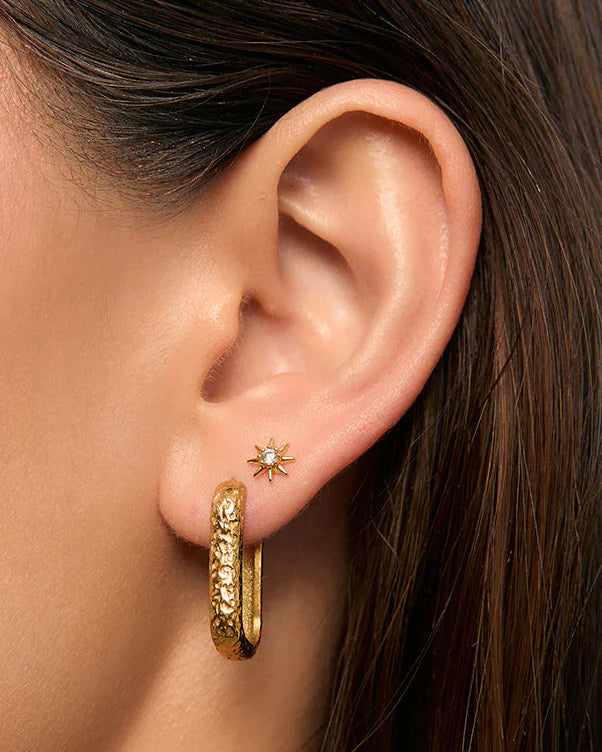 Arms of Eve Zadie Flat Back Earrings GOLD
