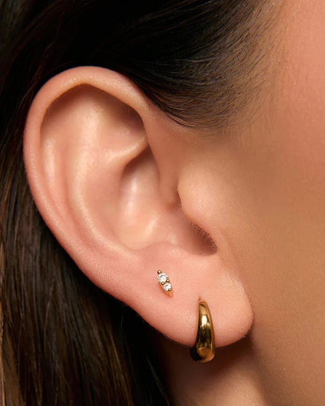 Arms of Eve Mischa Flat Back Earrings GOLD