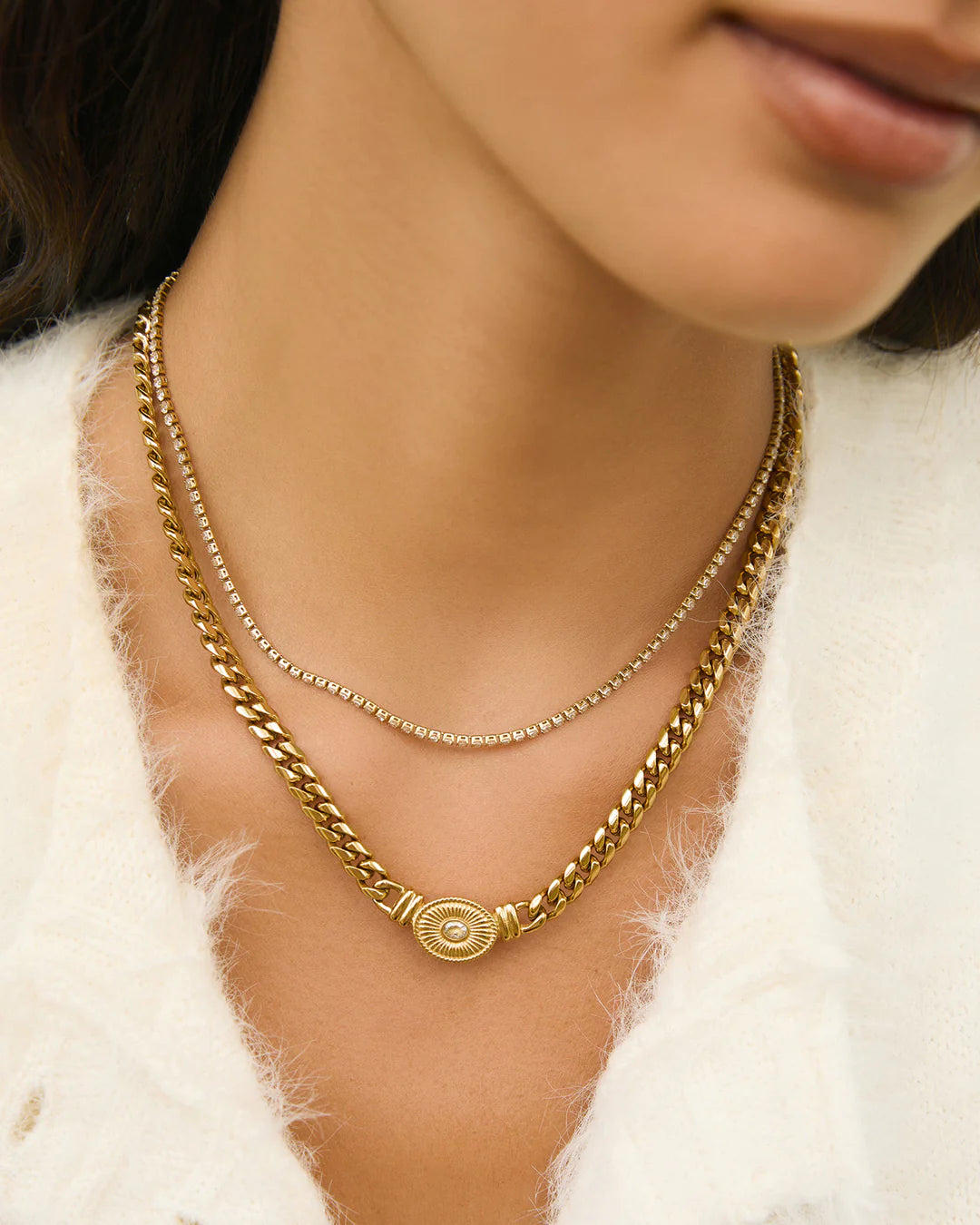 Arms of Eve Charlize Tennis Necklace
