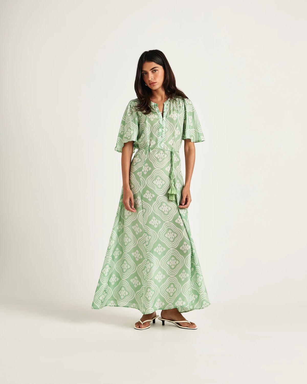 CHAMELI Mallika Maxi Dress WAVY MEADOW