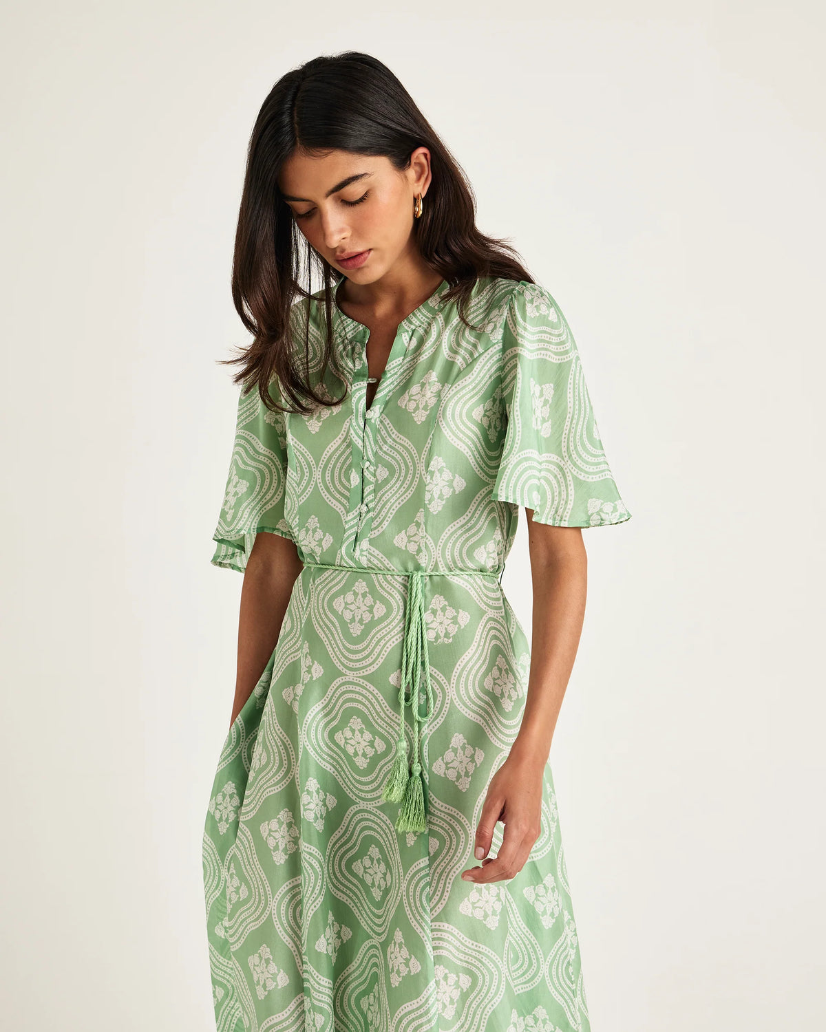 CHAMELI Mallika Maxi Dress WAVY MEADOW