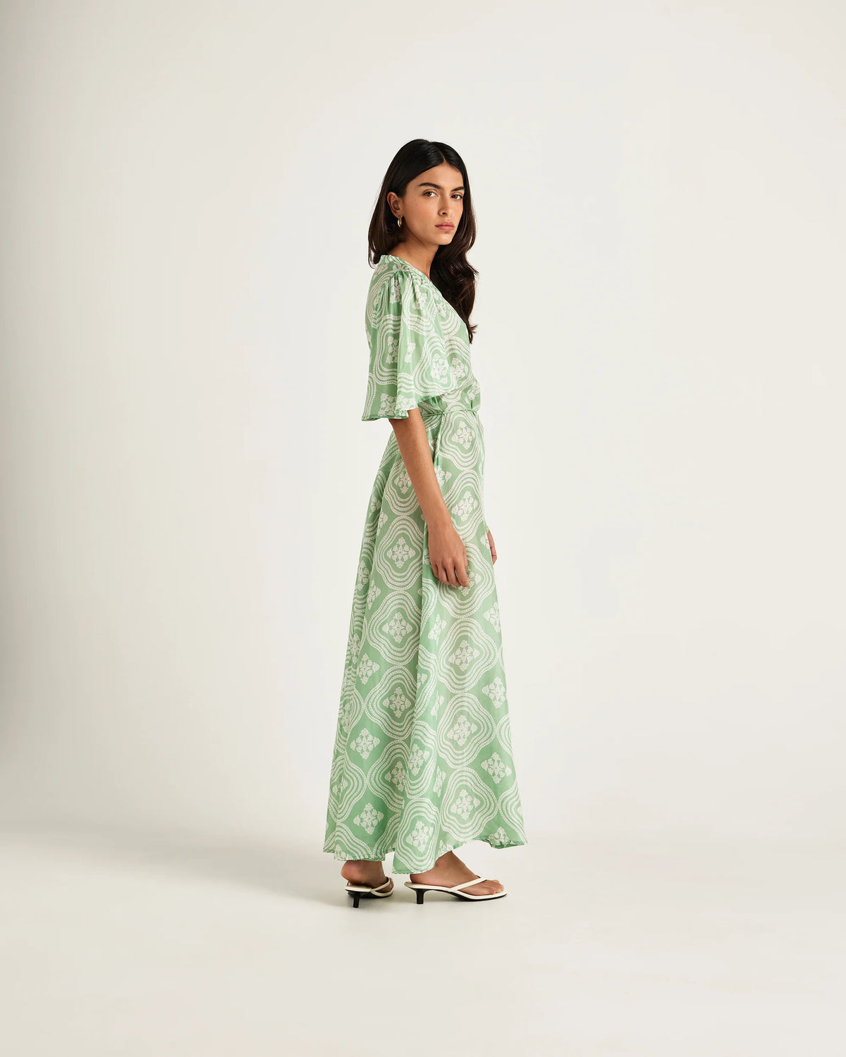 CHAMELI Mallika Maxi Dress WAVY MEADOW