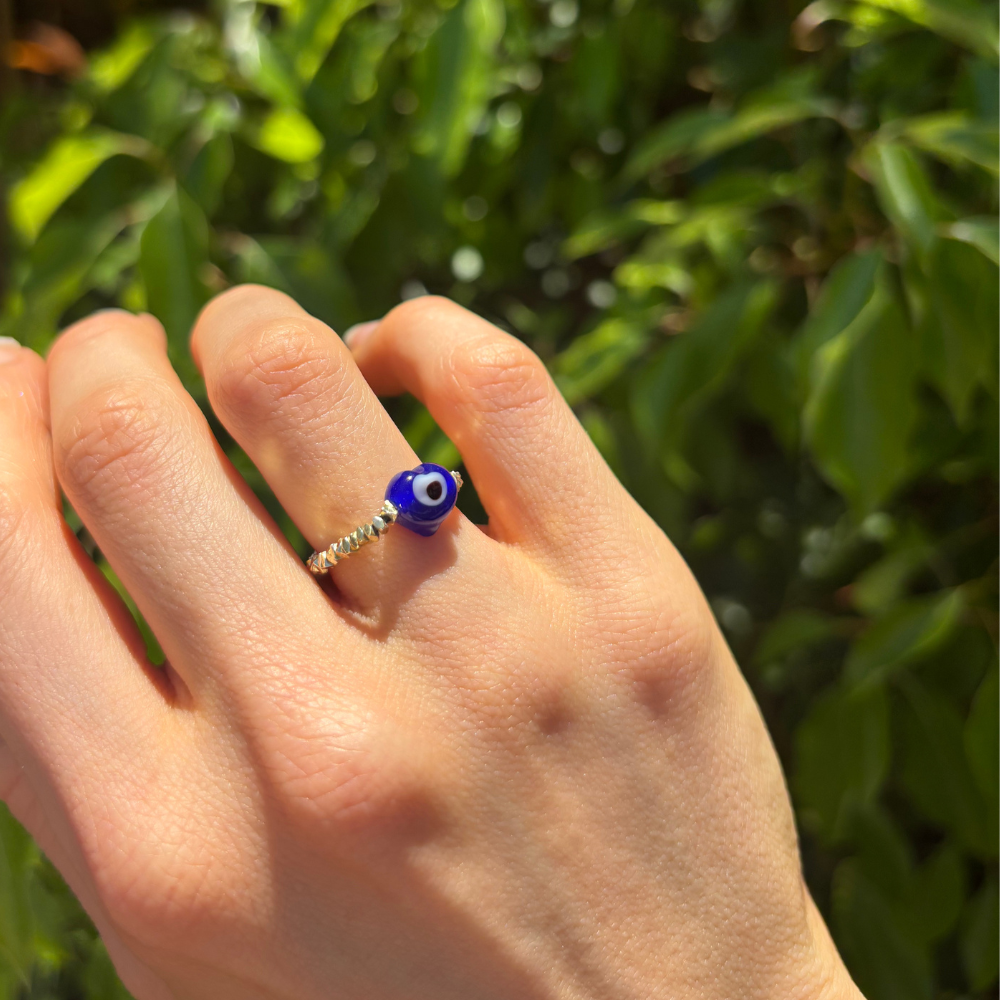 HEI TAI Gold Mati Ring GREEK EYE