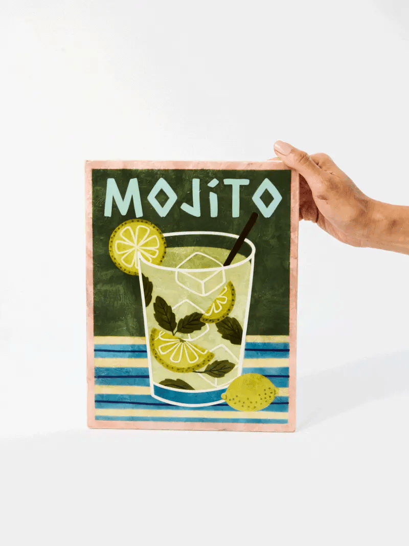 JONES & CO Happy Hour Mojito Tile