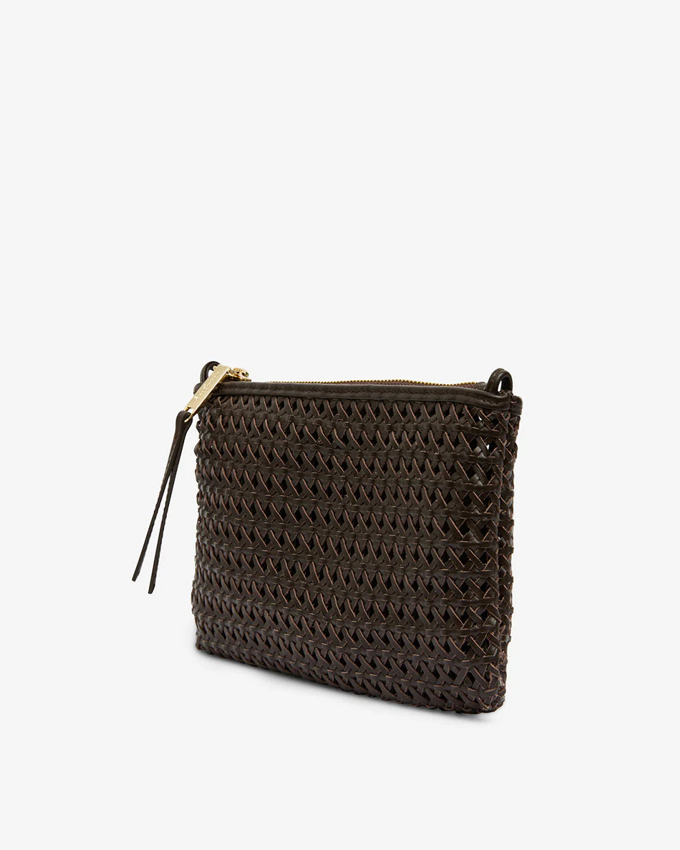 ARLINGTON MILNE Molly Crossbody Bag CHOC WEAVE