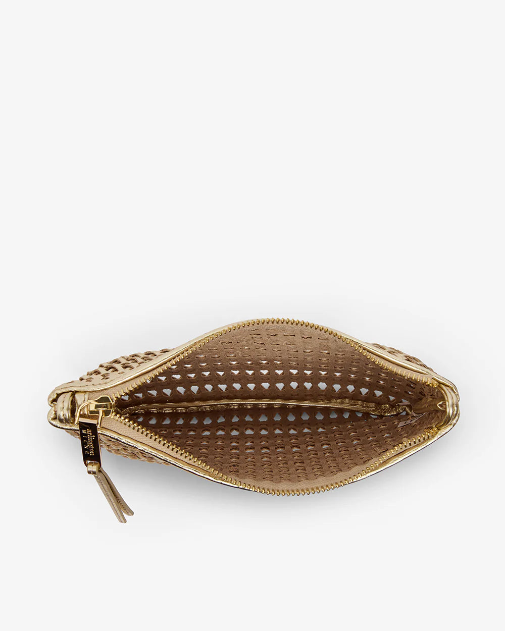 ARLINGTON MILNE Molly Crossbody Bag GOLD WEAVE
